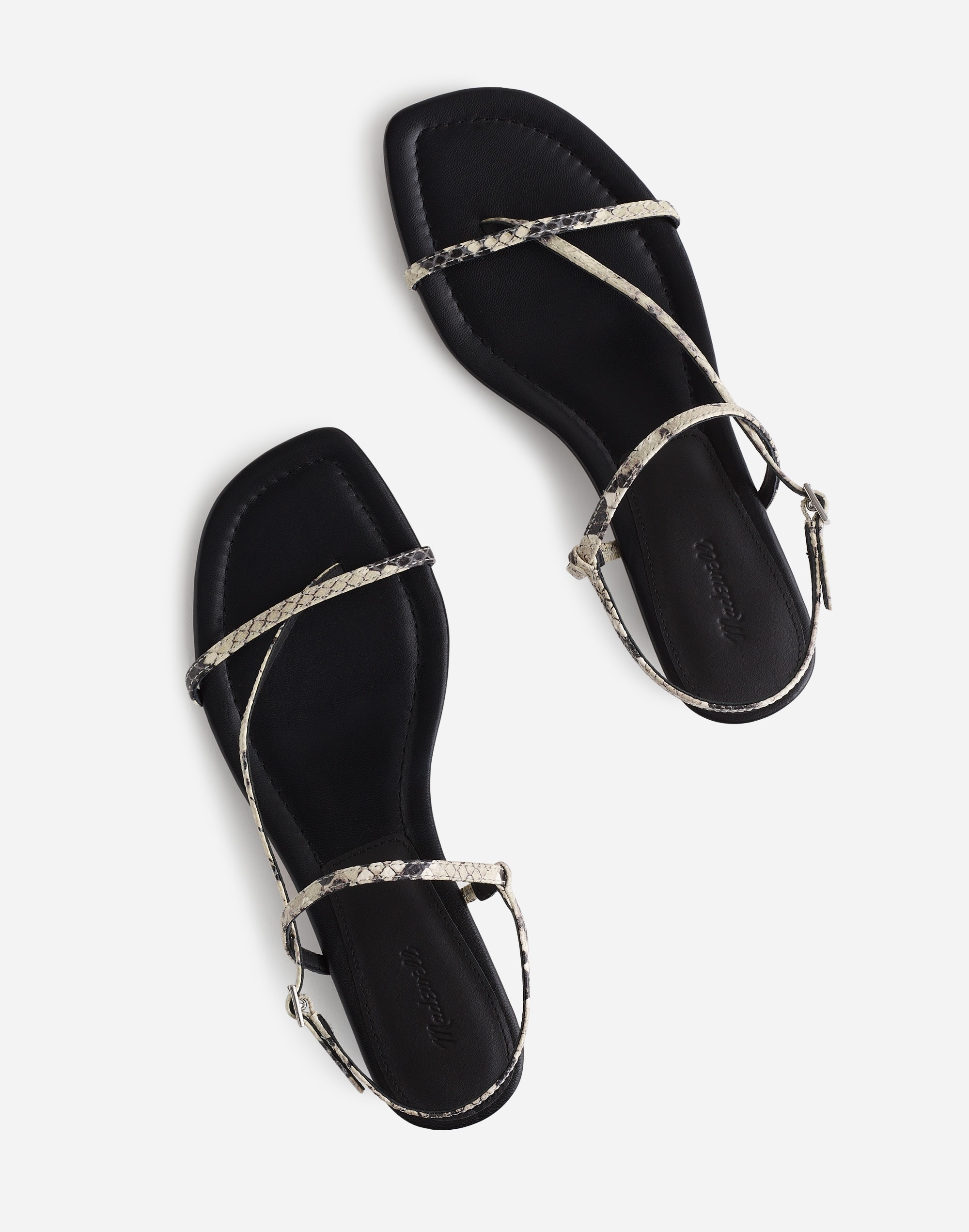 The Maycie Asymmetric T-Strap Sandal | Madewell