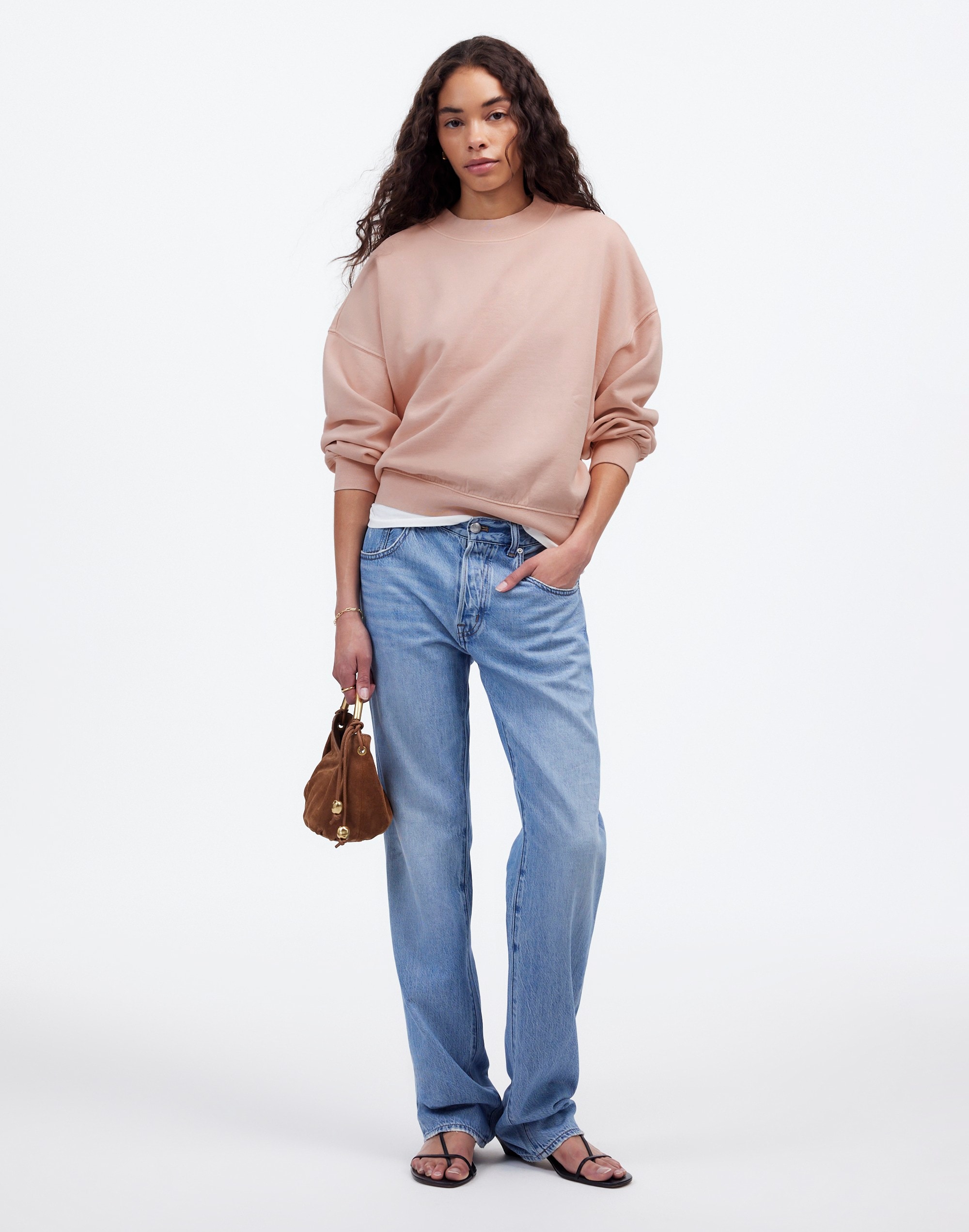 Relaxed Mockneck Sweatshirt | Madewell