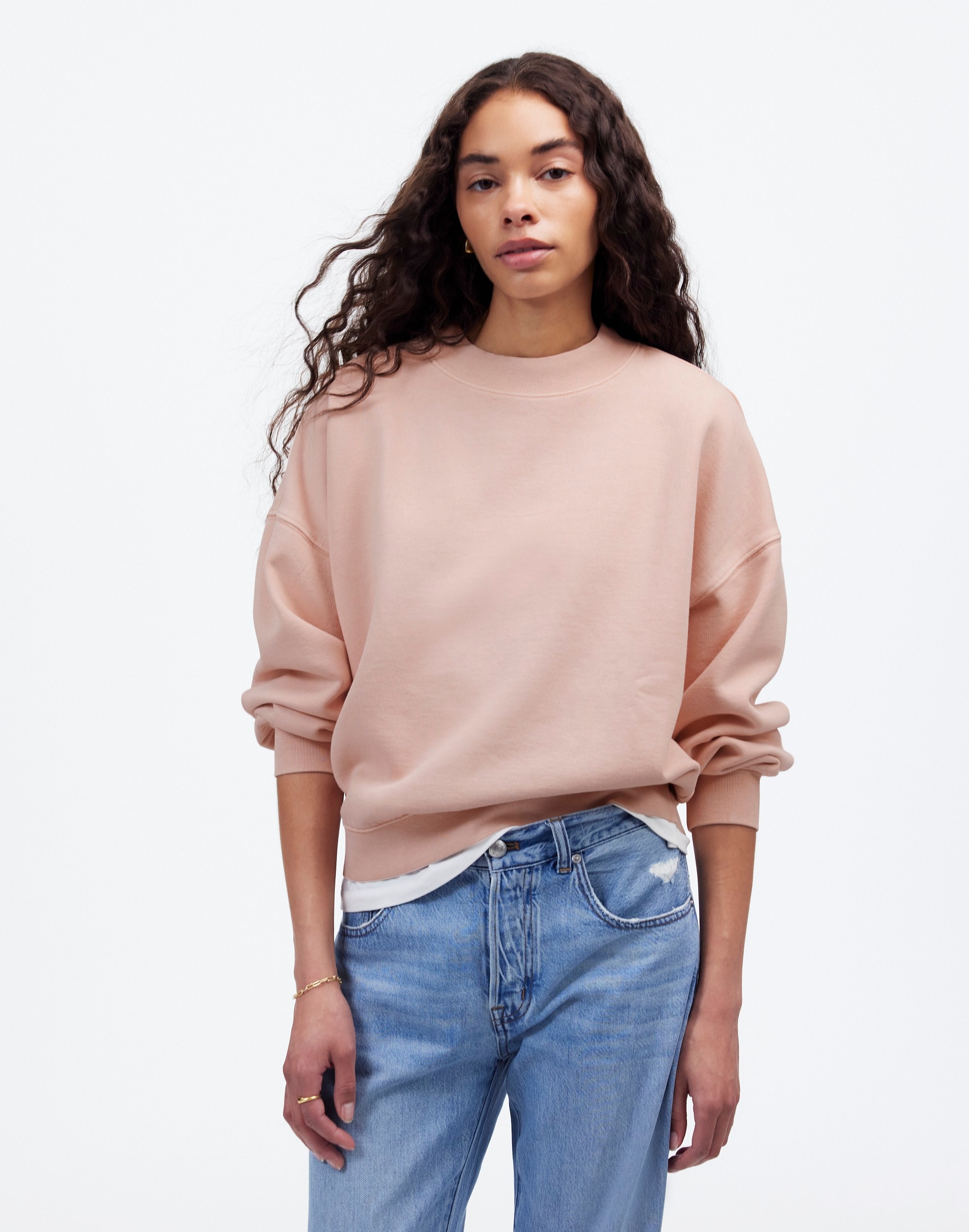 Relaxed Mockneck Sweatshirt | Madewell