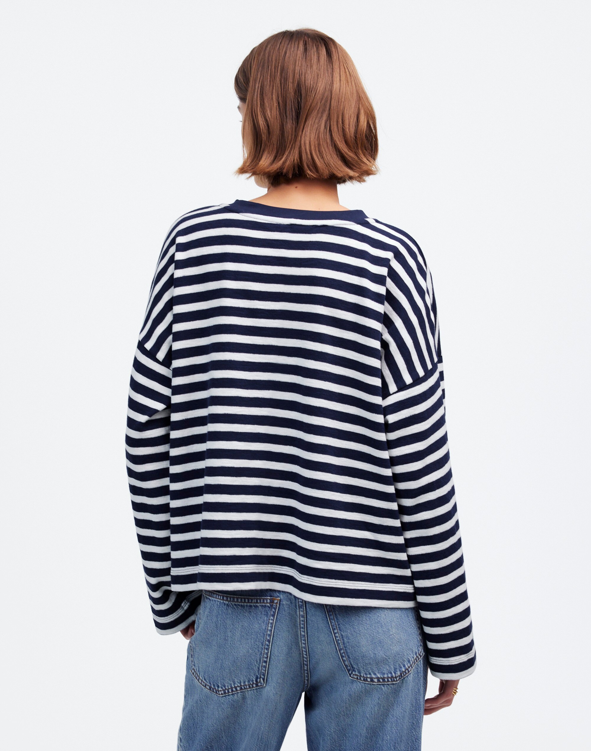 Easy Crewneck Long-Sleeve Tee | Madewell