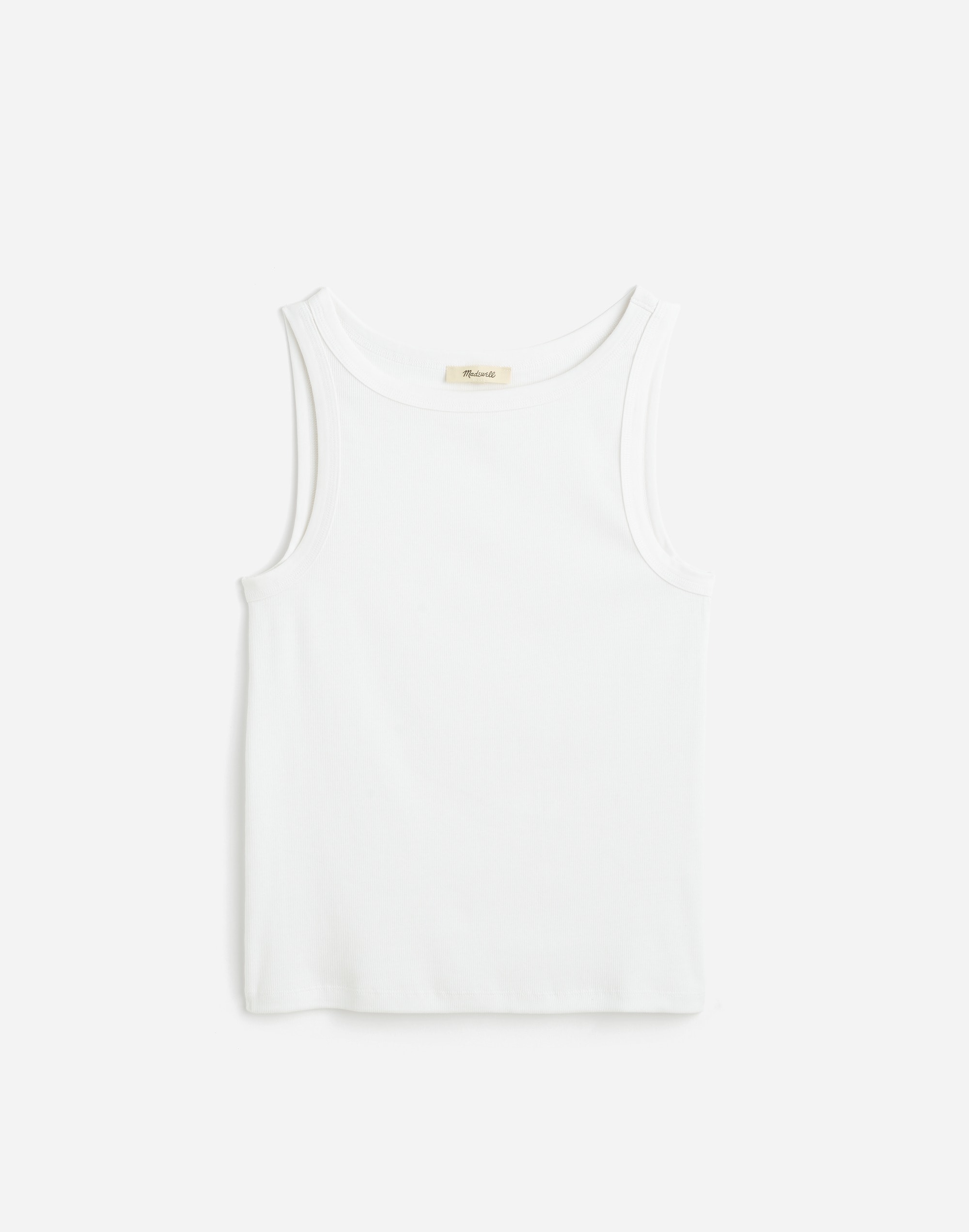 (Re)generative Cotton Ribbed High Neck Tank | Madewell