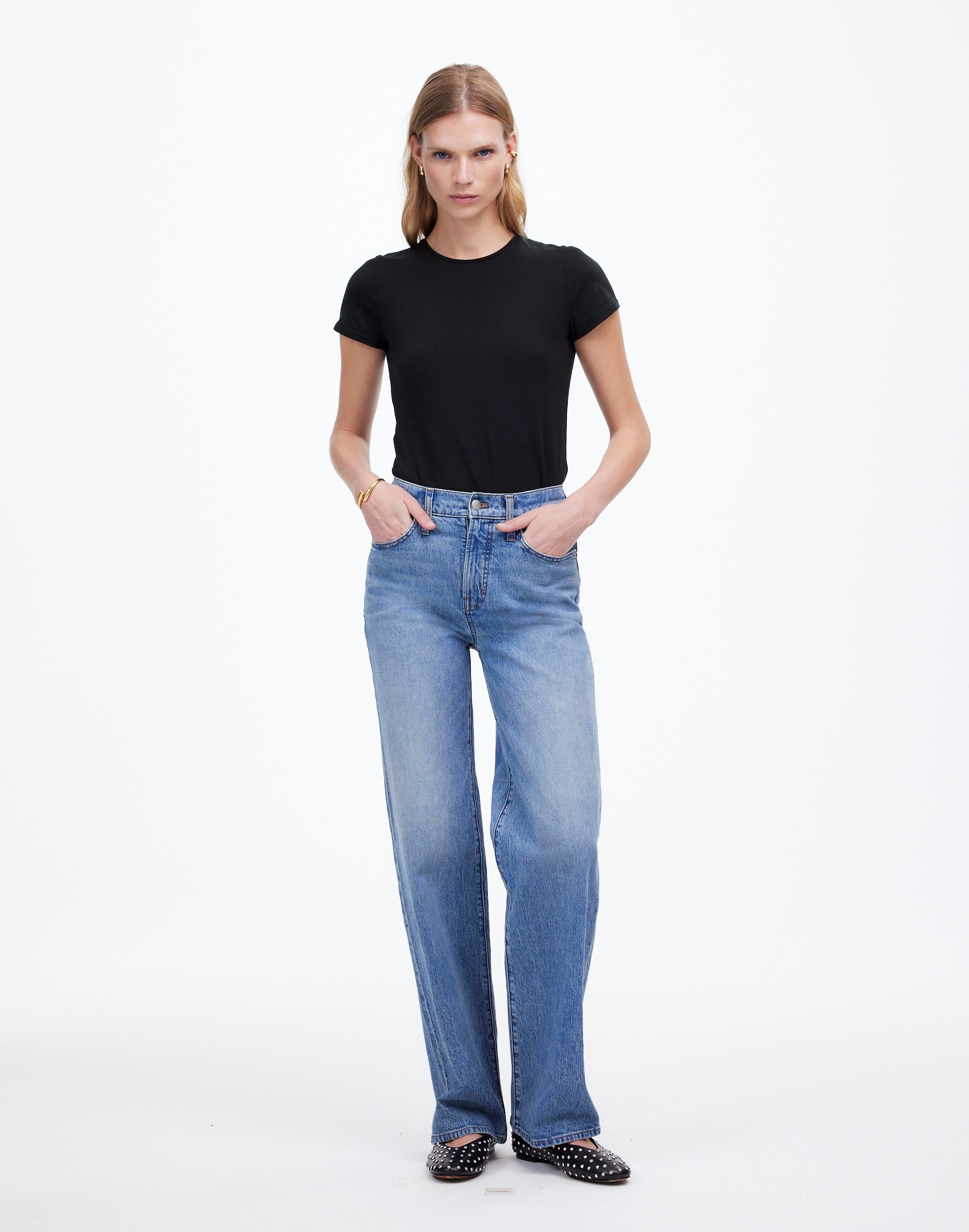 Essential Slim Tee Lightweight Cotton | Madewell