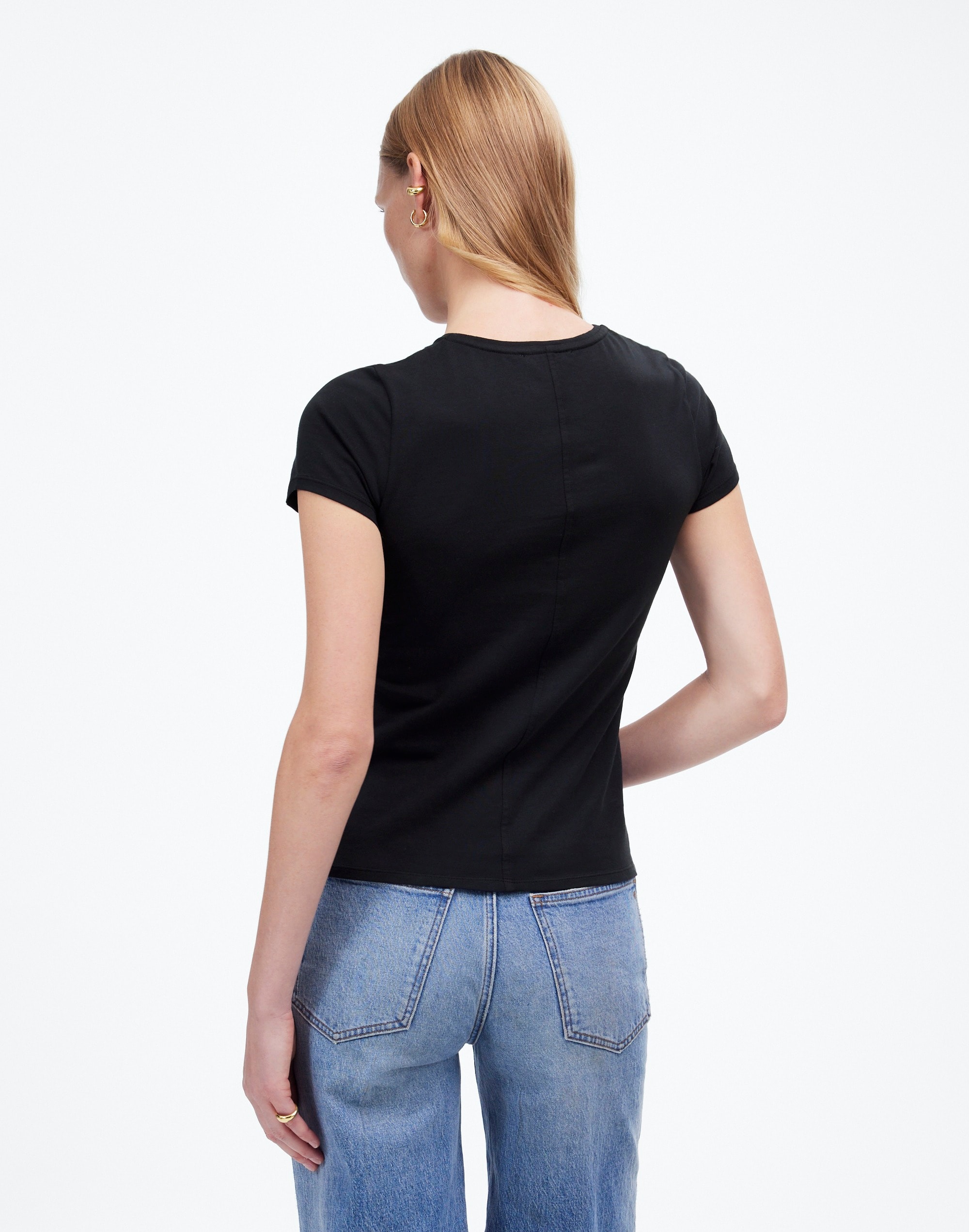 Essential Slim Tee Lightweight Cotton | Madewell