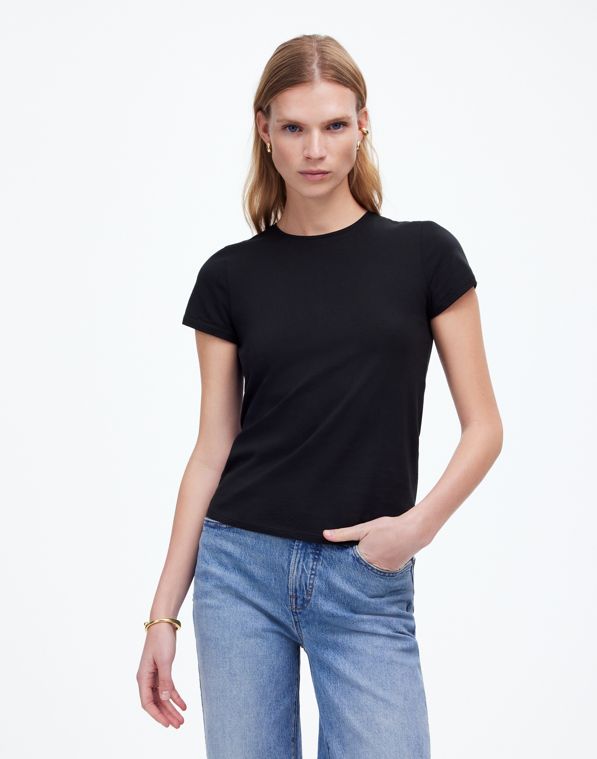 Essential Slim Tee Lightweight Cotton | Madewell