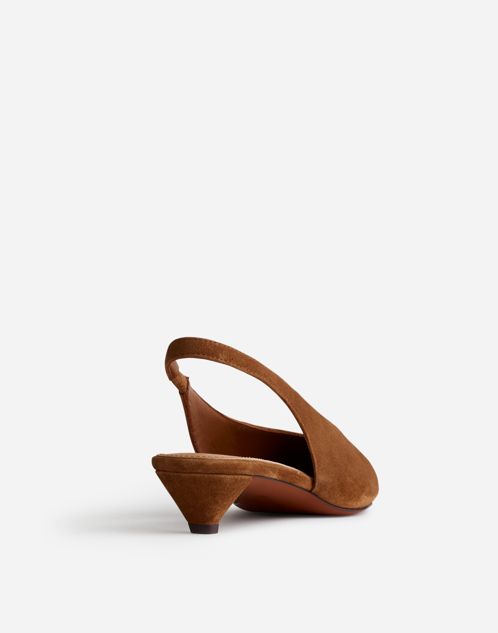 The Simone Kitten-Heel Slingback Pumps | Madewell