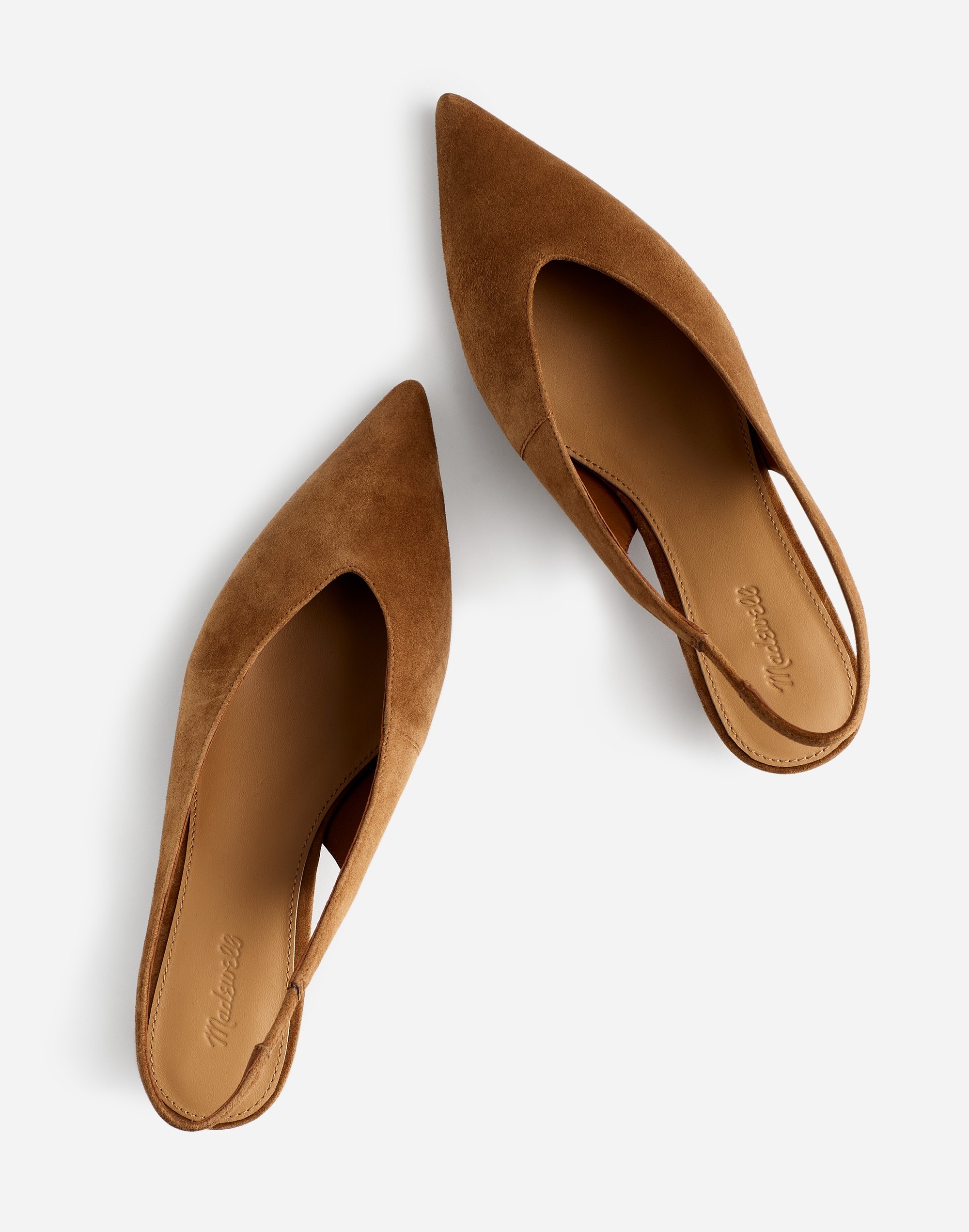 The Simone Kitten-Heel Slingback Pumps | Madewell