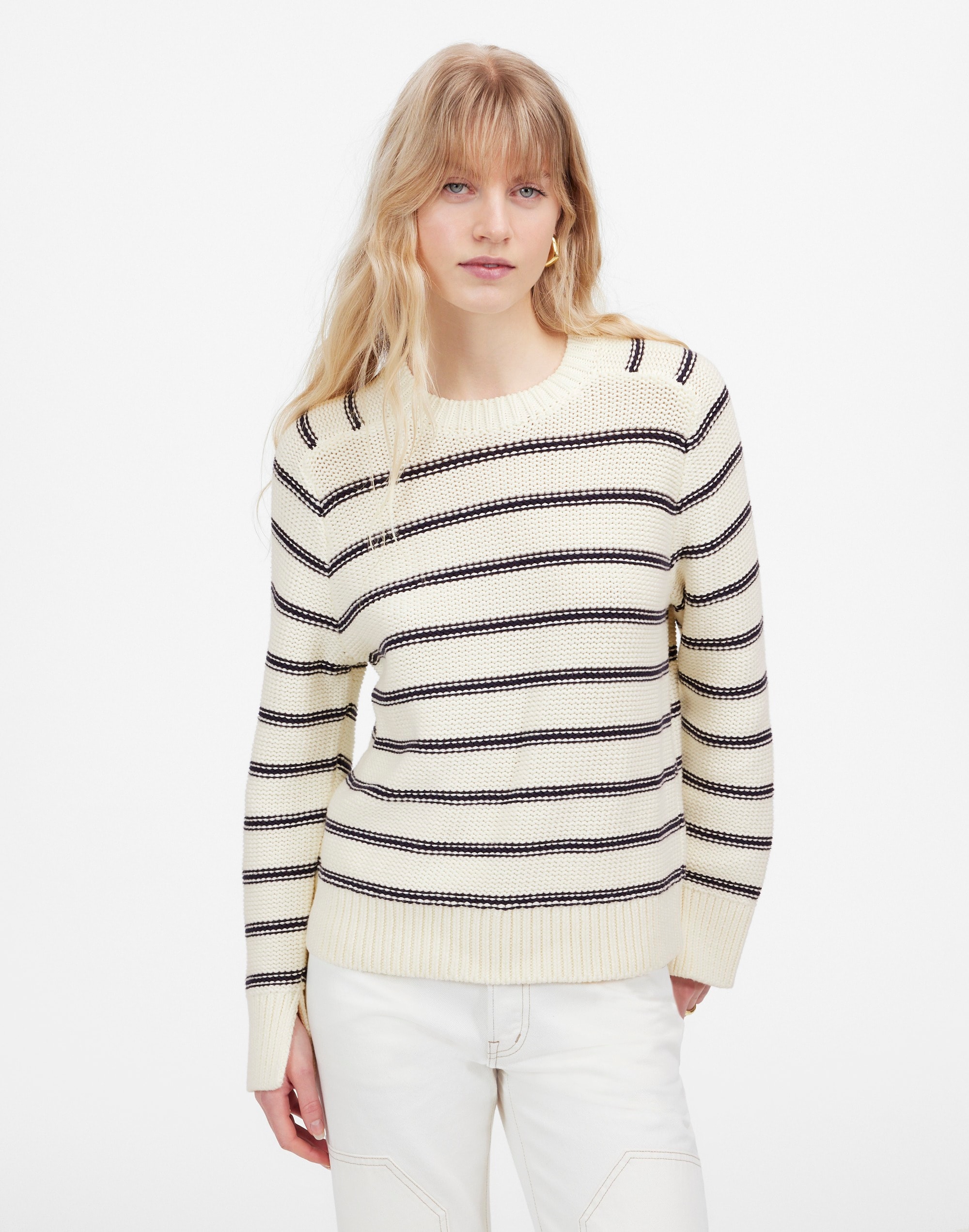 Cotton Crewneck Sweater | Madewell