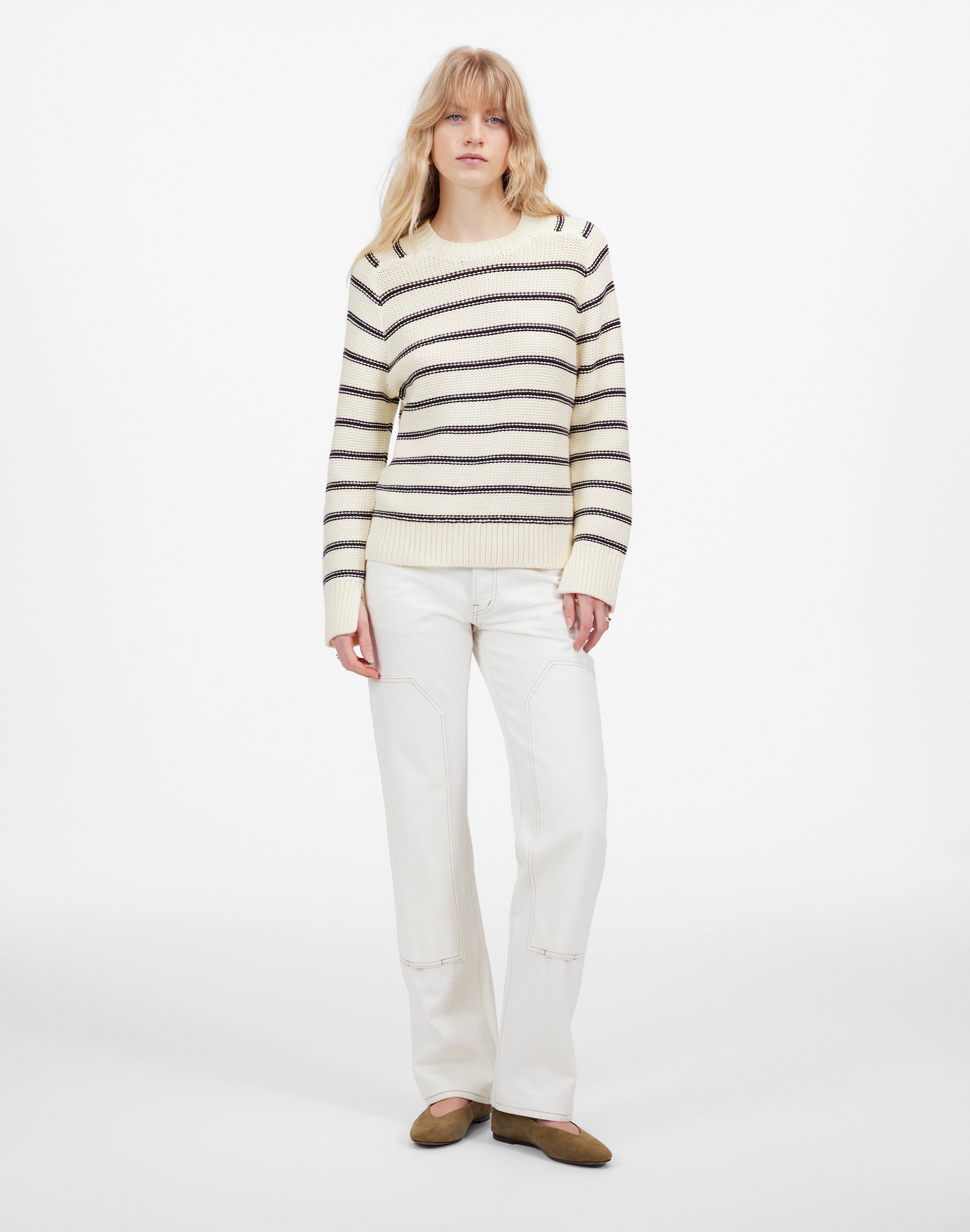 Cotton Crewneck Sweater | Madewell