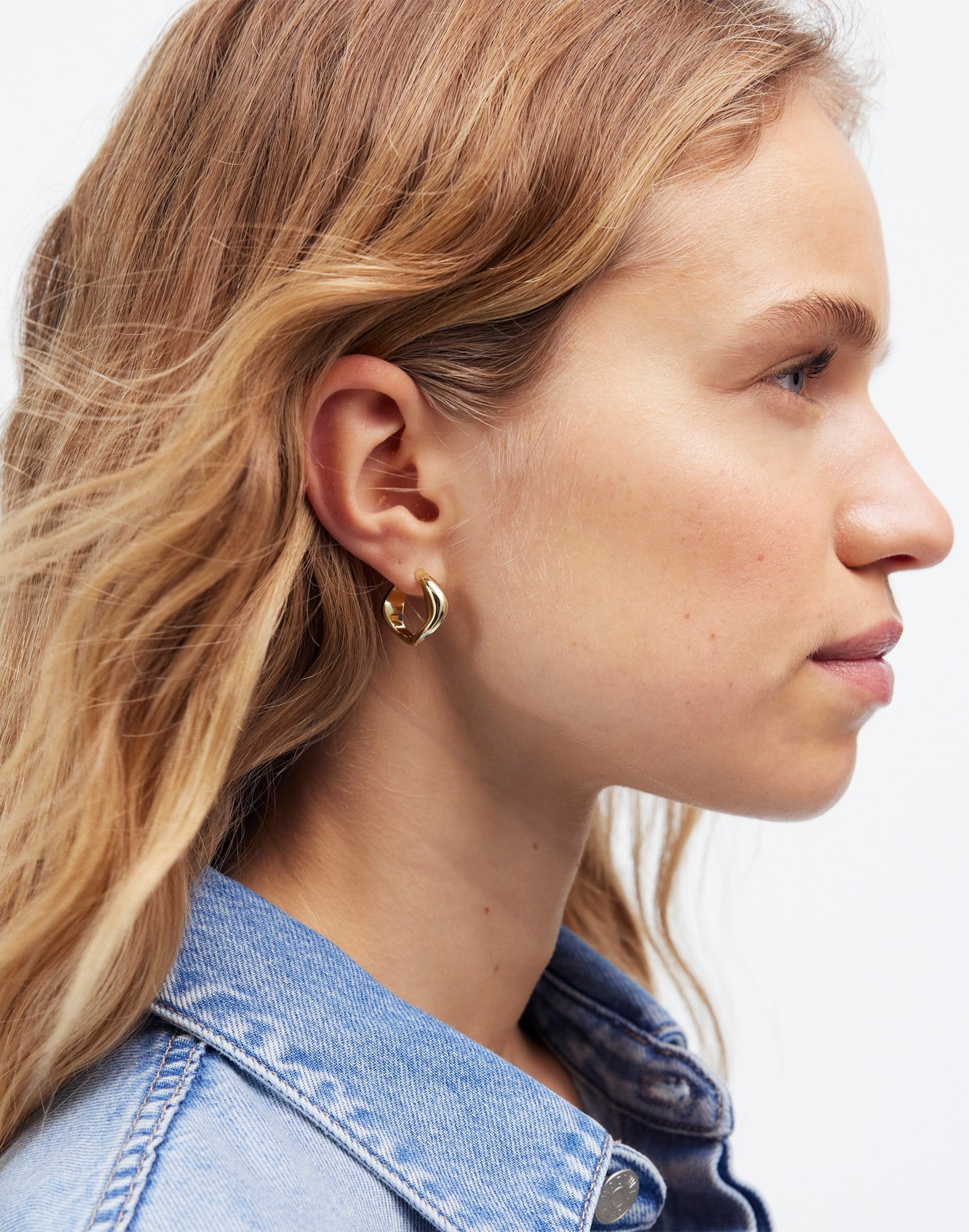 Twisted Hoop Earrings | Madewell