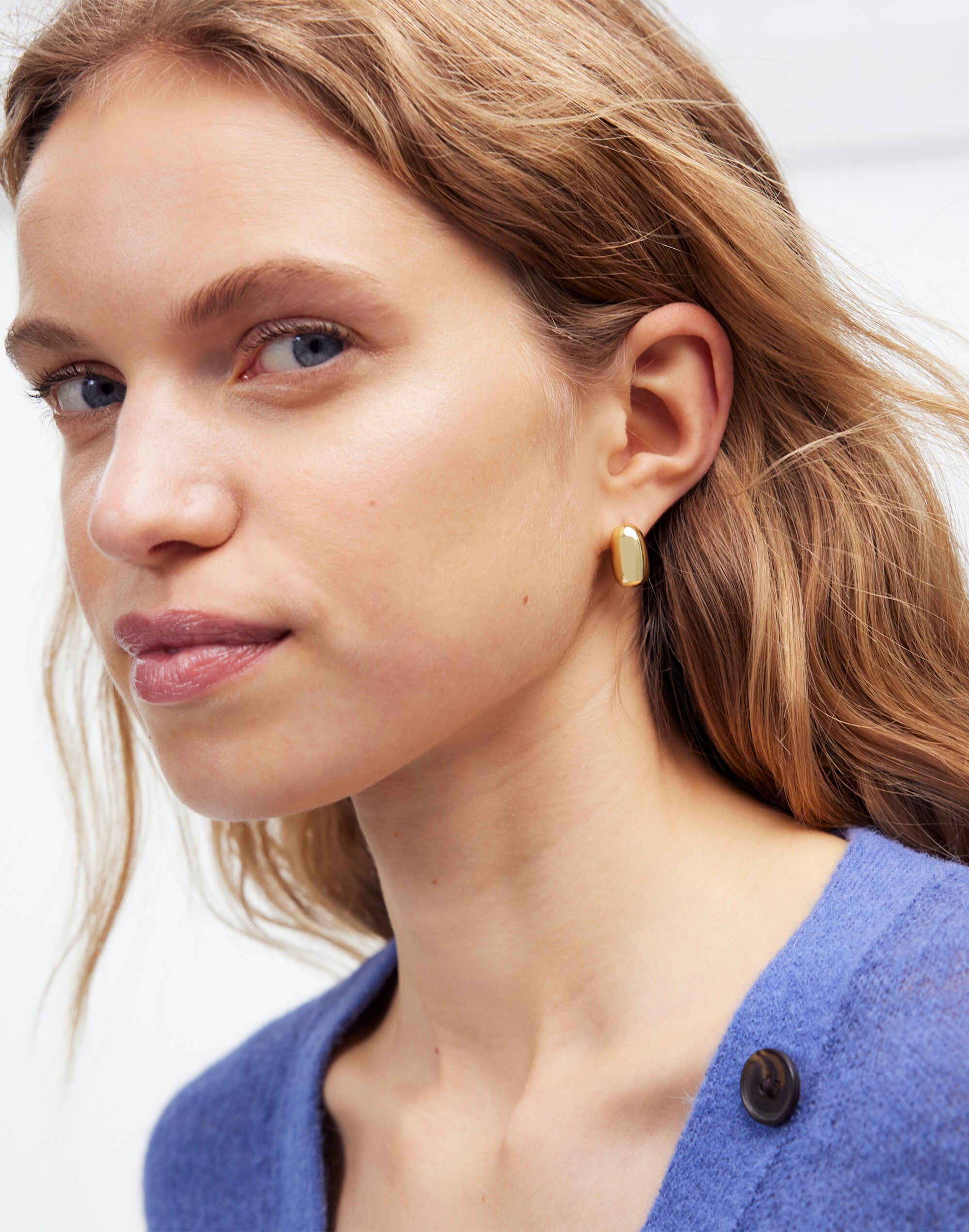 Sculptural Mini Statement Hoop Earrings | Madewell