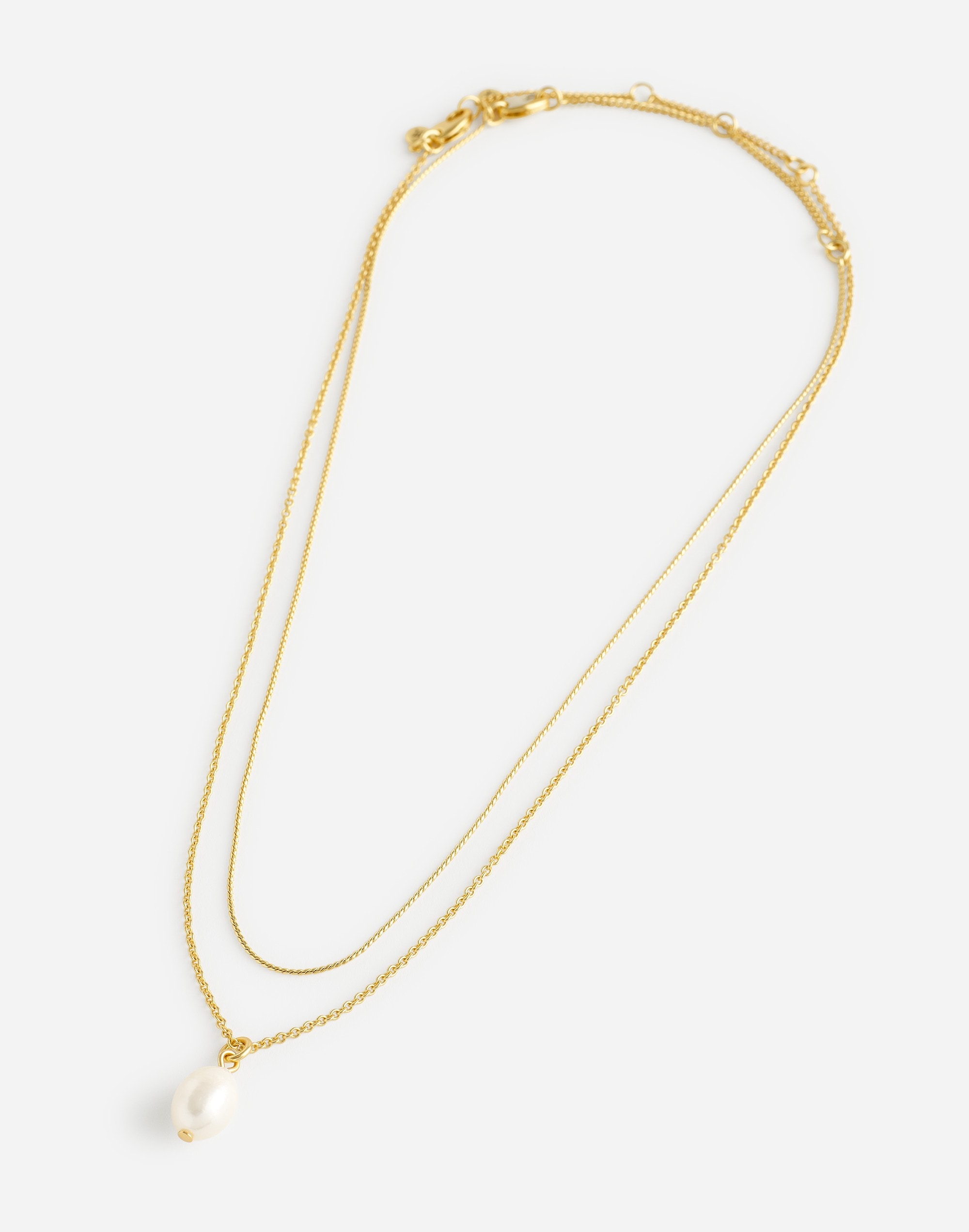 Two-Pack Freshwater Pearl Pendant Necklace Set | Madewell