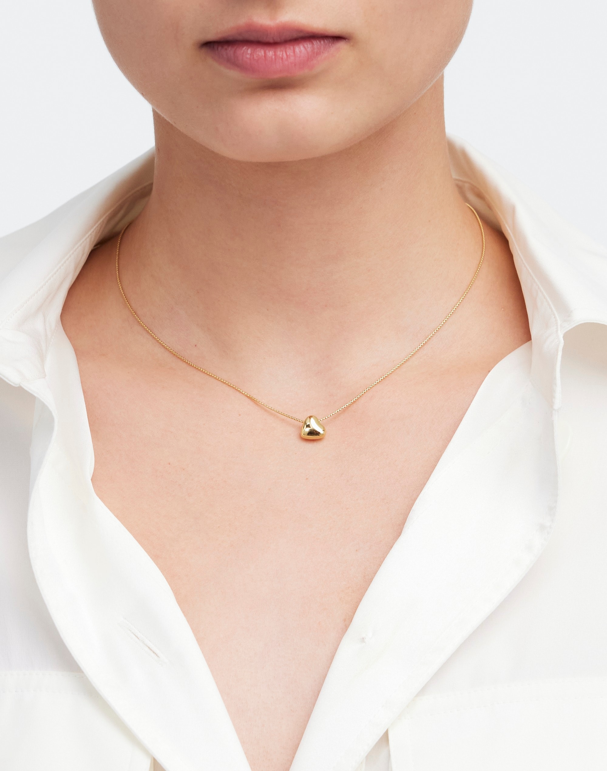 Demi-Fine Heart Pendant Necklace | Madewell