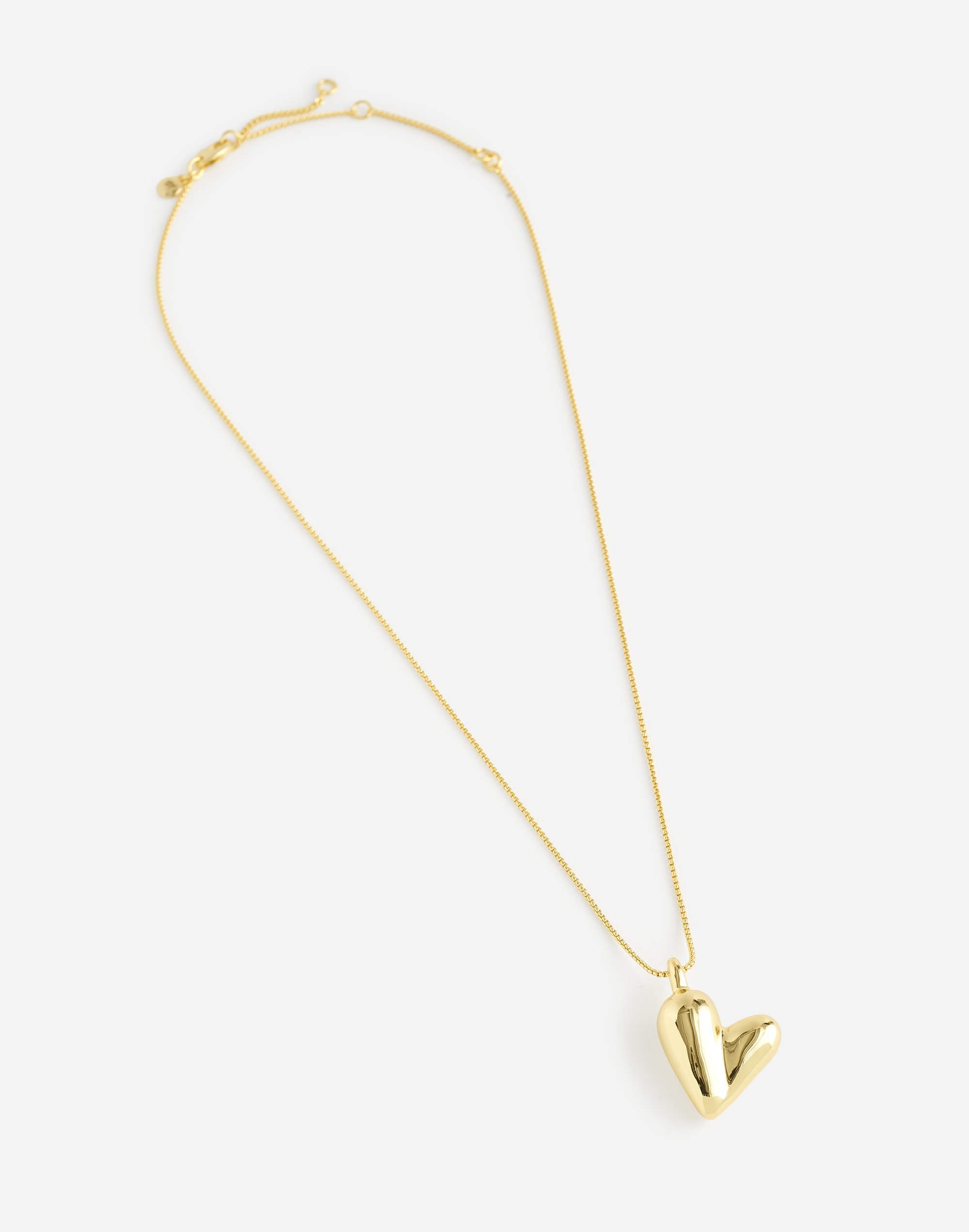 Sculptural Heart Pendant Necklace | Madewell