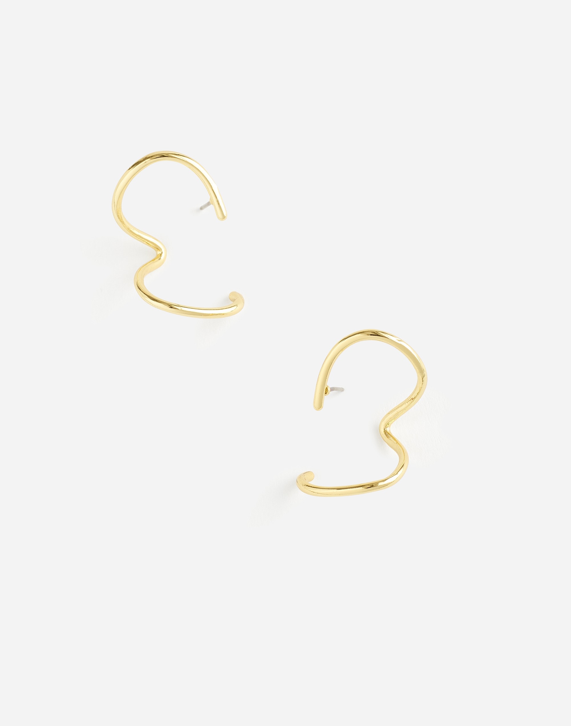 Swirl Illusion Hoop Earrings | Madewell