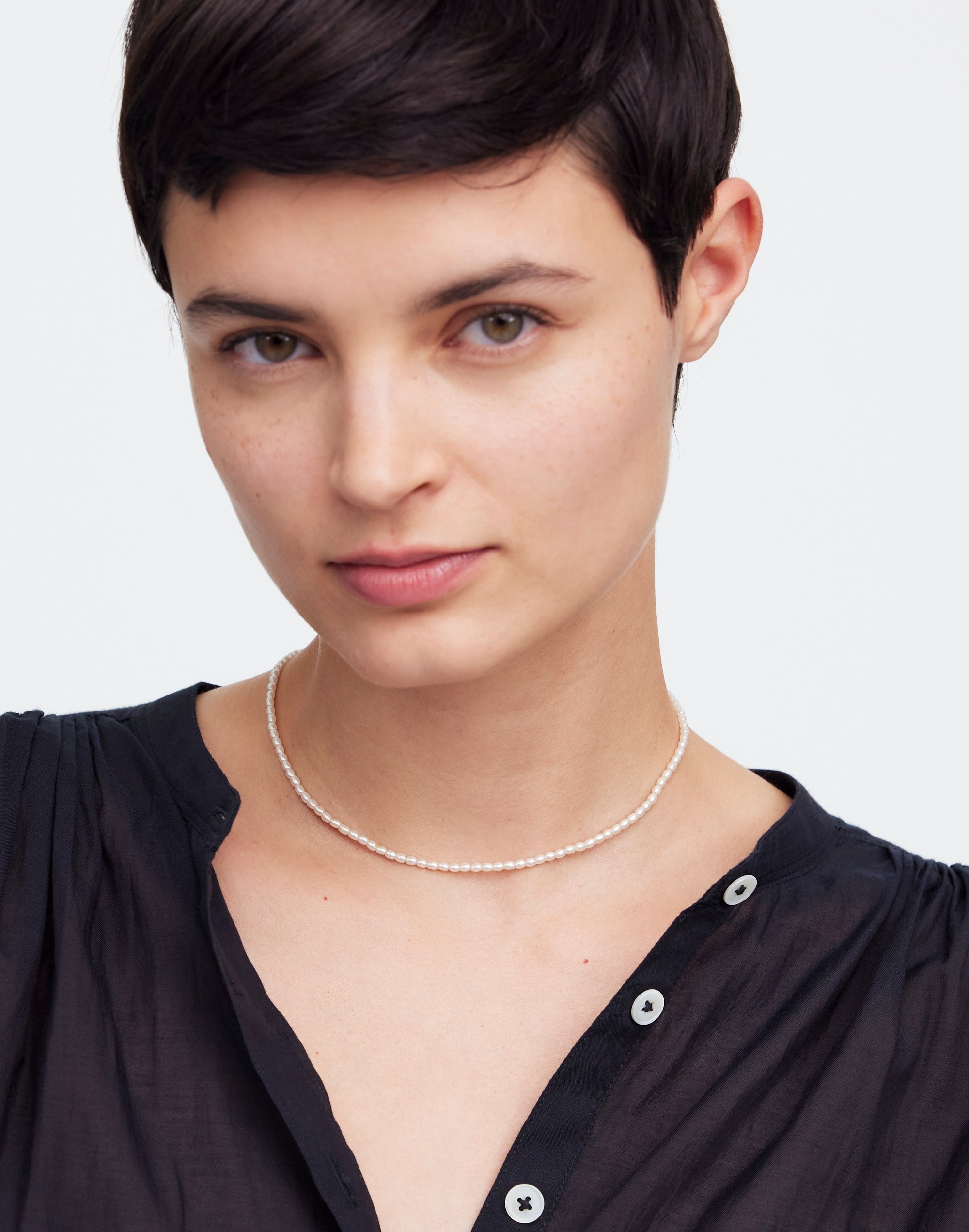 Micro Pearl Choker Necklace | Madewell