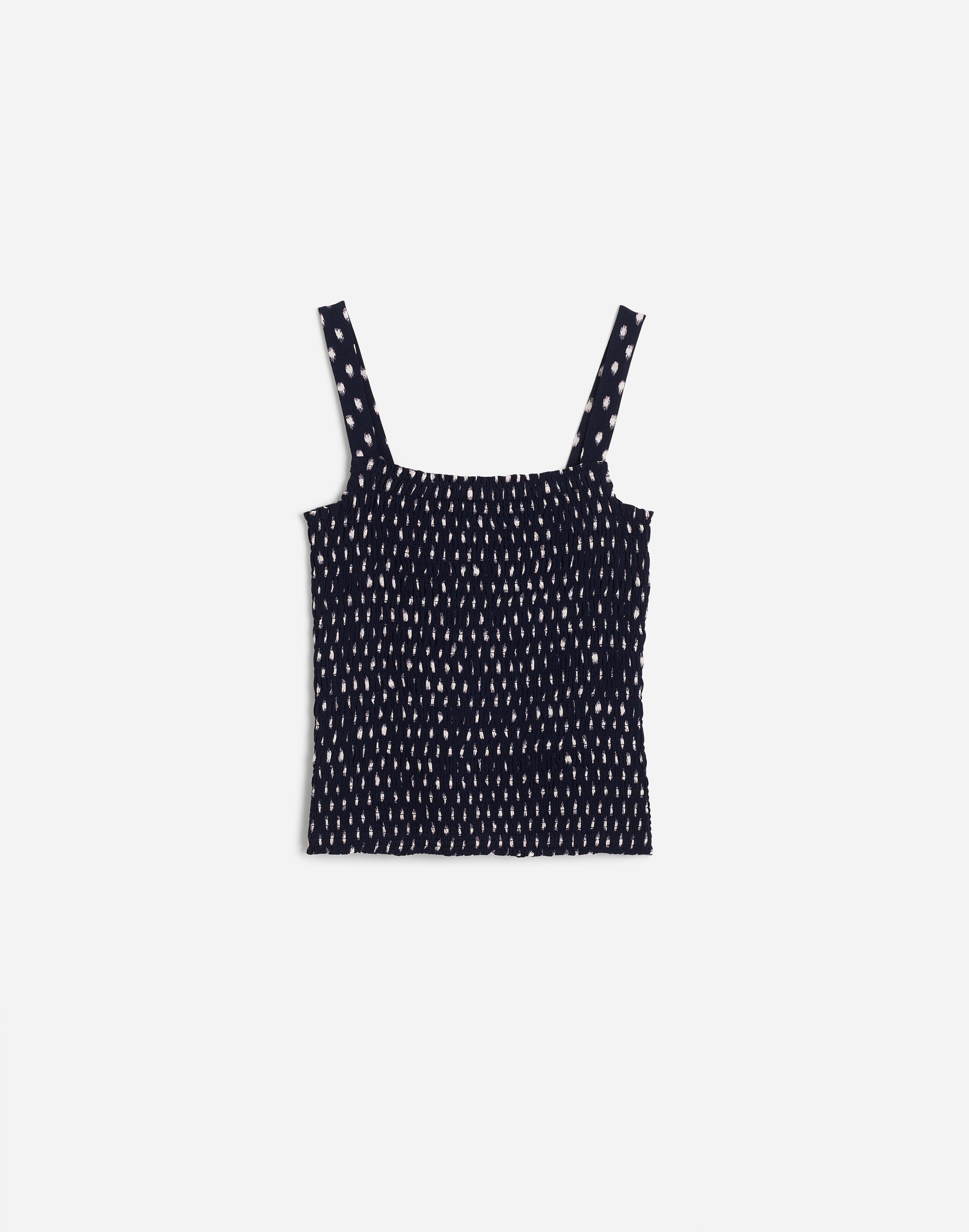 Smocked Tank Top Shibori Dot Print | Madewell