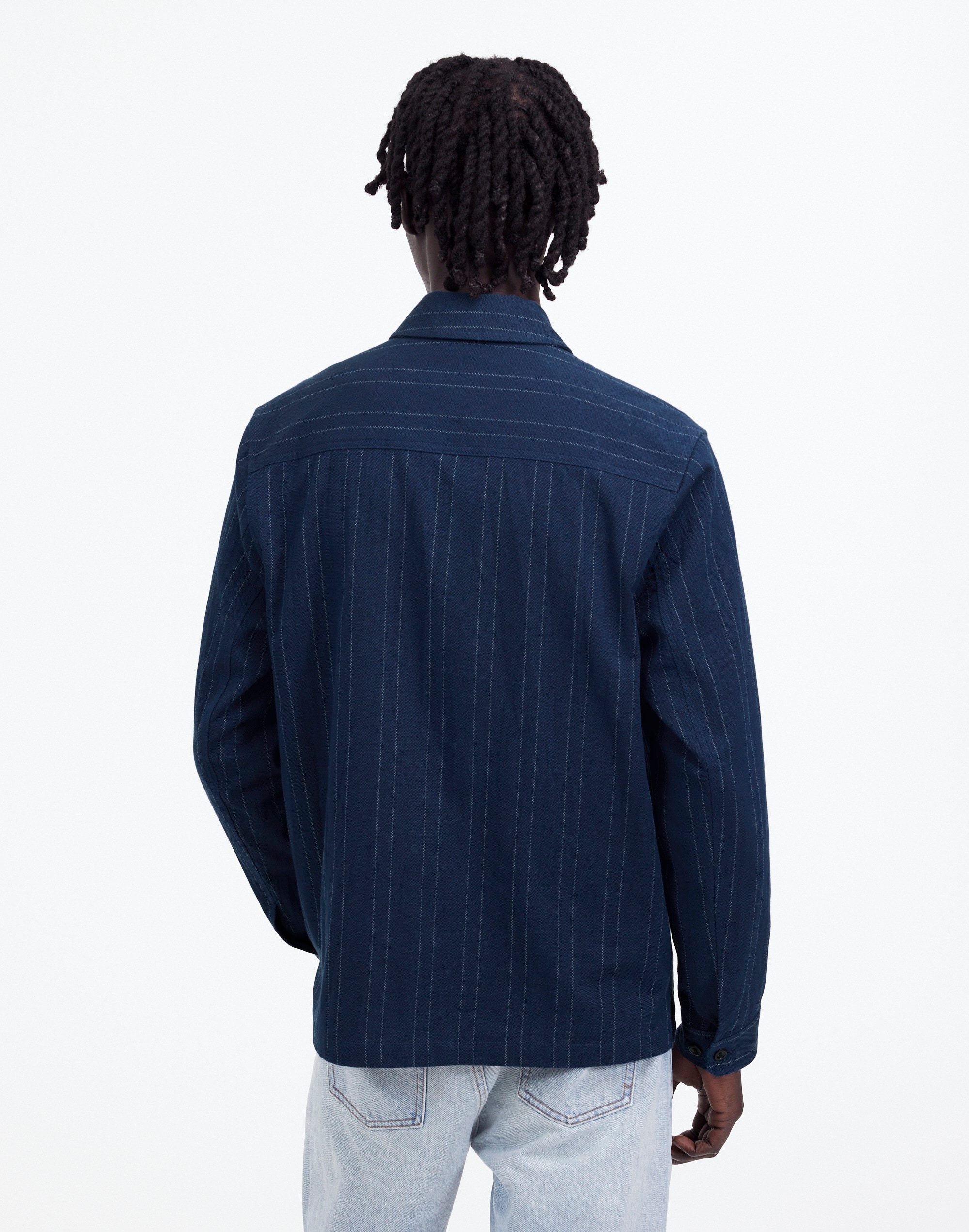 Chore Jacket Indigo-Dyed Stripe | Madewell