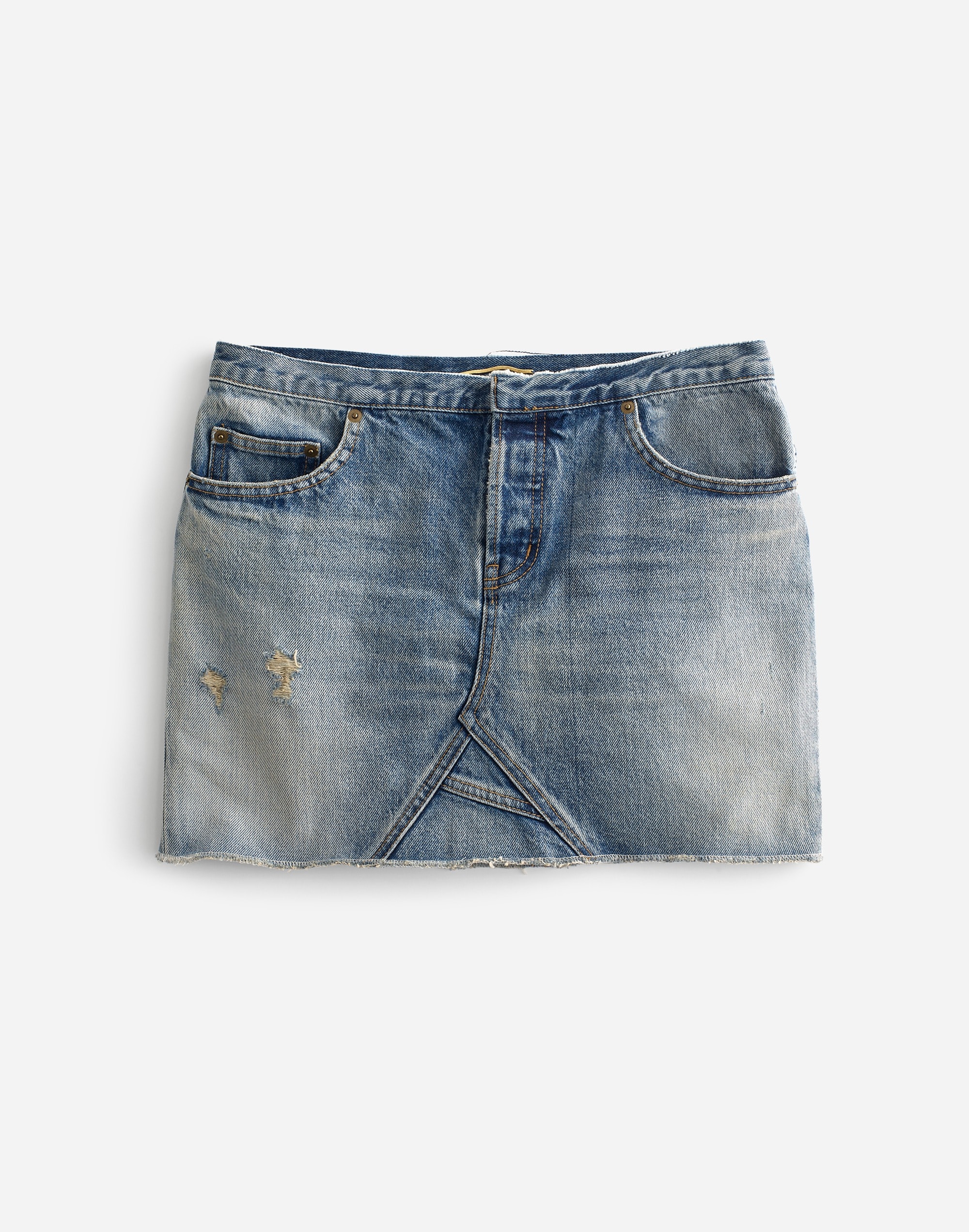 Madewell | Reluxe Fashion Preowned Saint Laurent Denim Mini Skirt | Madewell