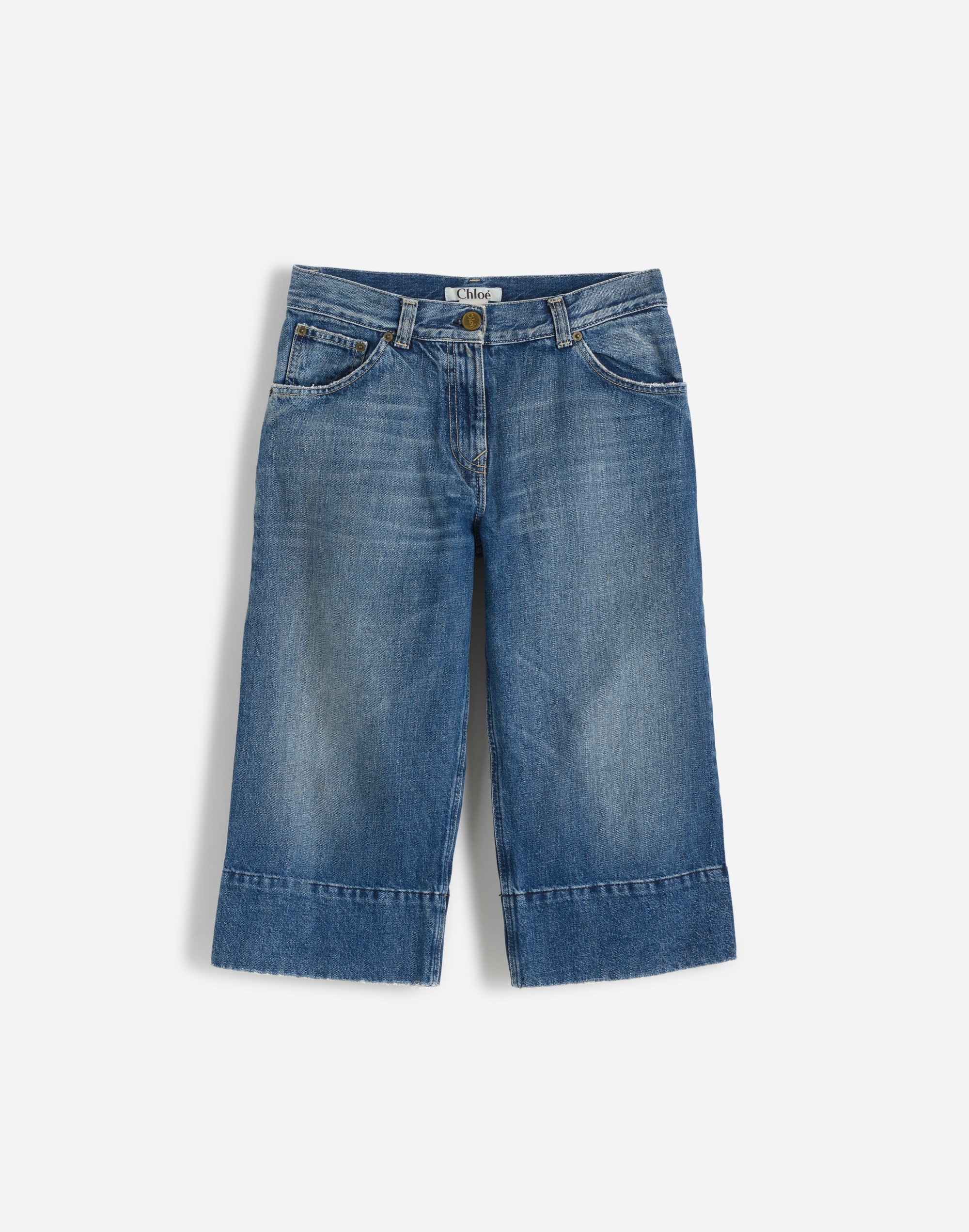 Madewell | Reluxe Fashion Preowned Phoebe Philo for Chloé Denim Bermuda Shorts | Madewell