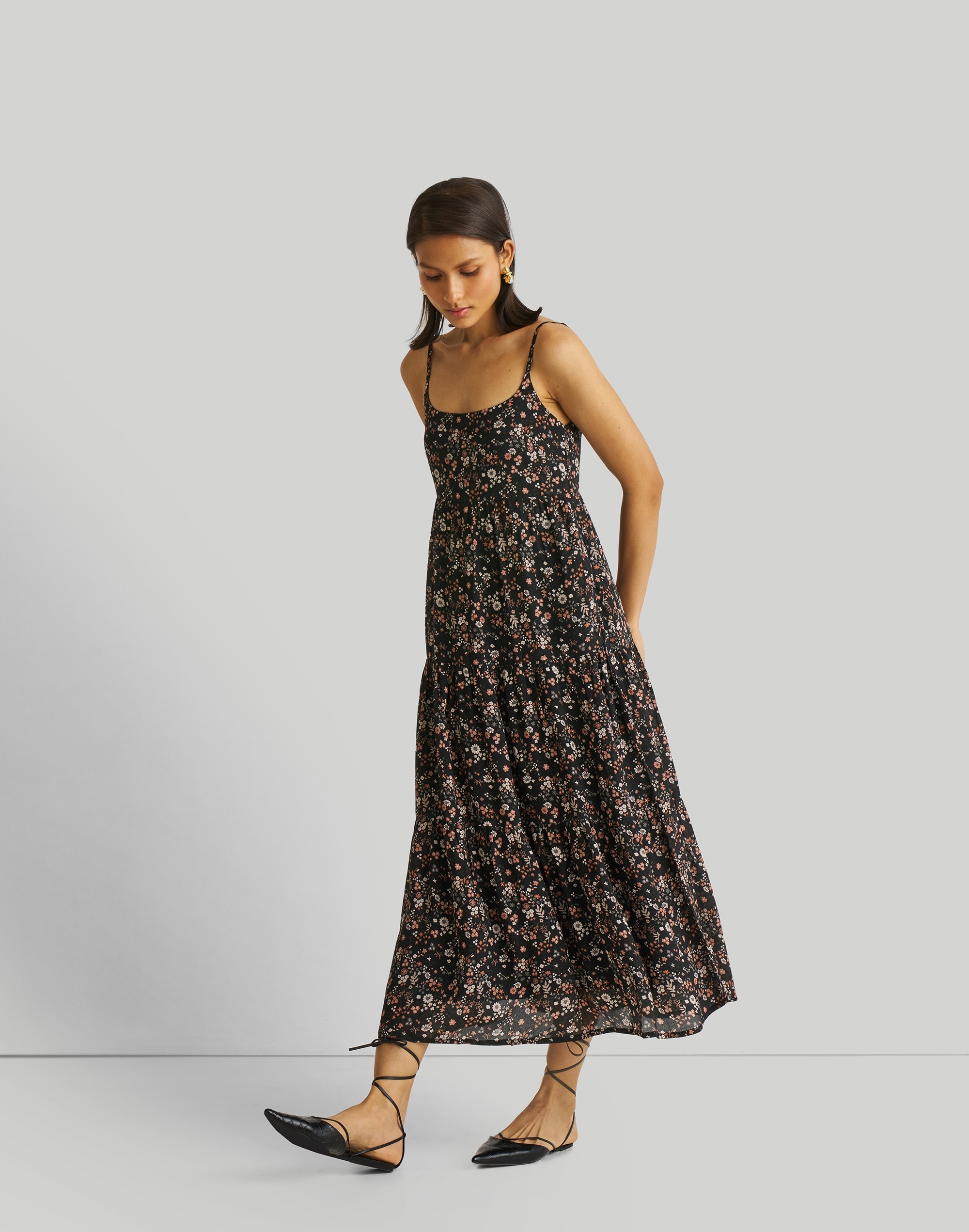 Reistor Strappy Tiered Maxi Dress | Madewell