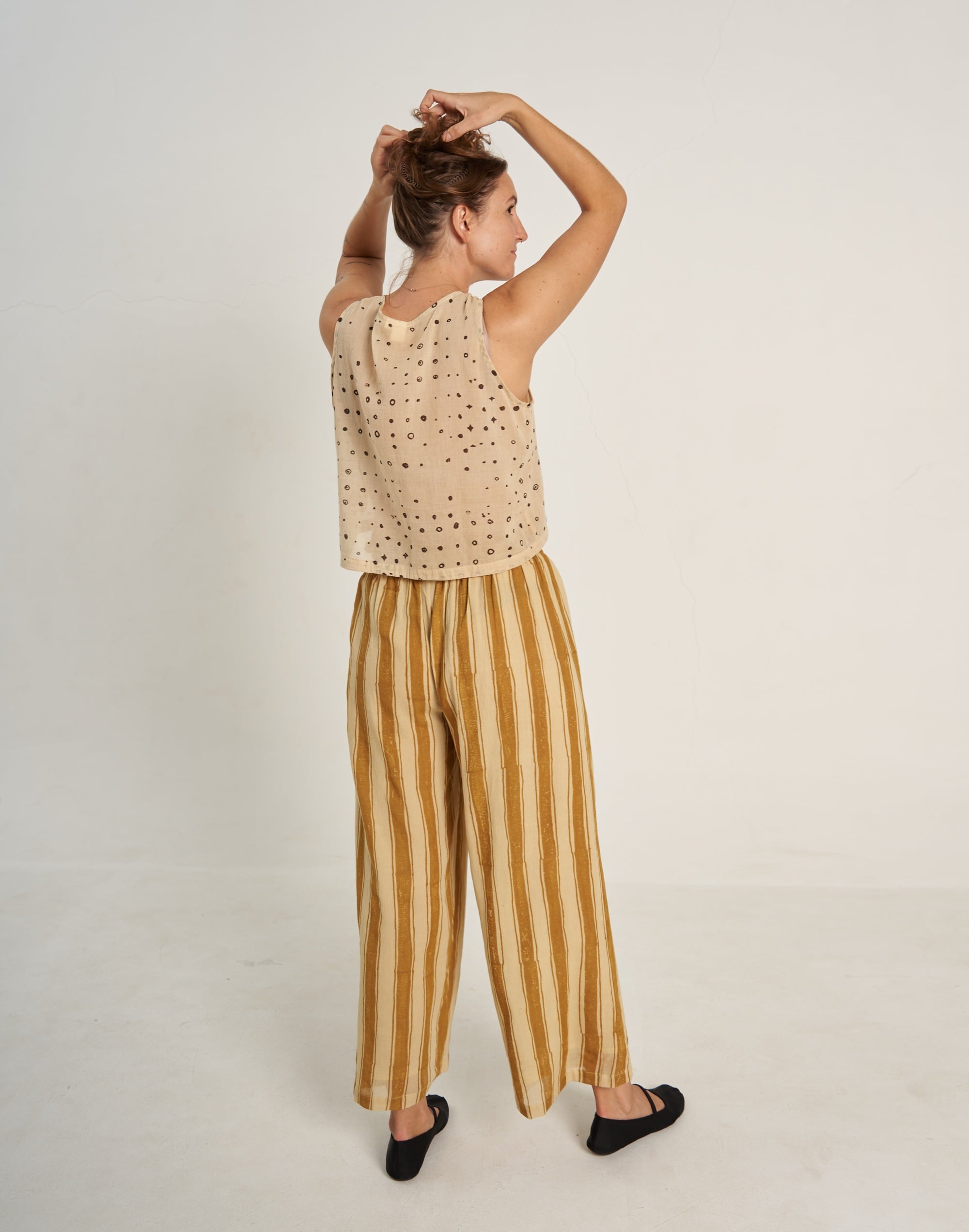 World of Crow Mustard Zebra Stroll Pants | Madewell