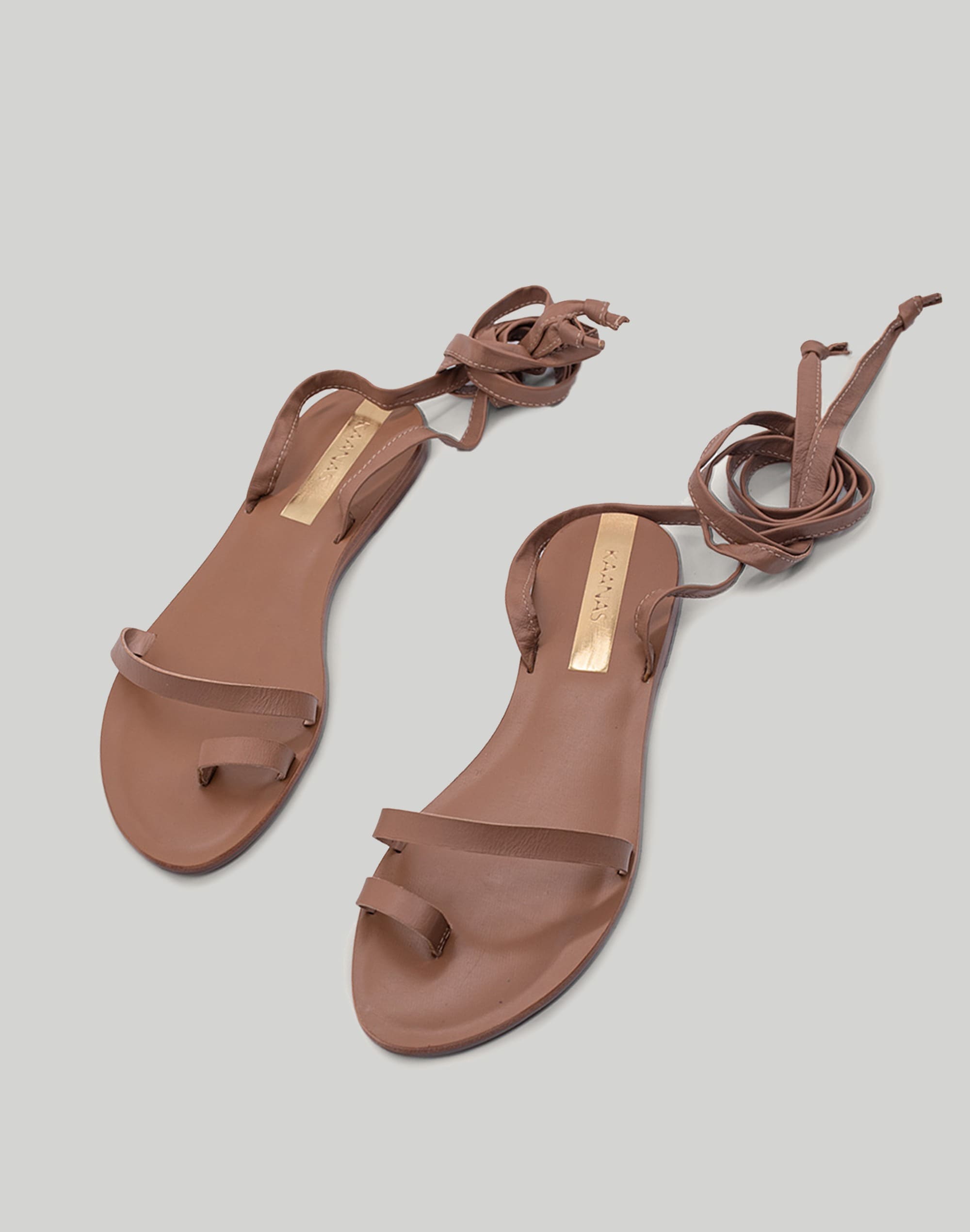 KAANAS Lingam Ankle-Strap Naked Sandals
