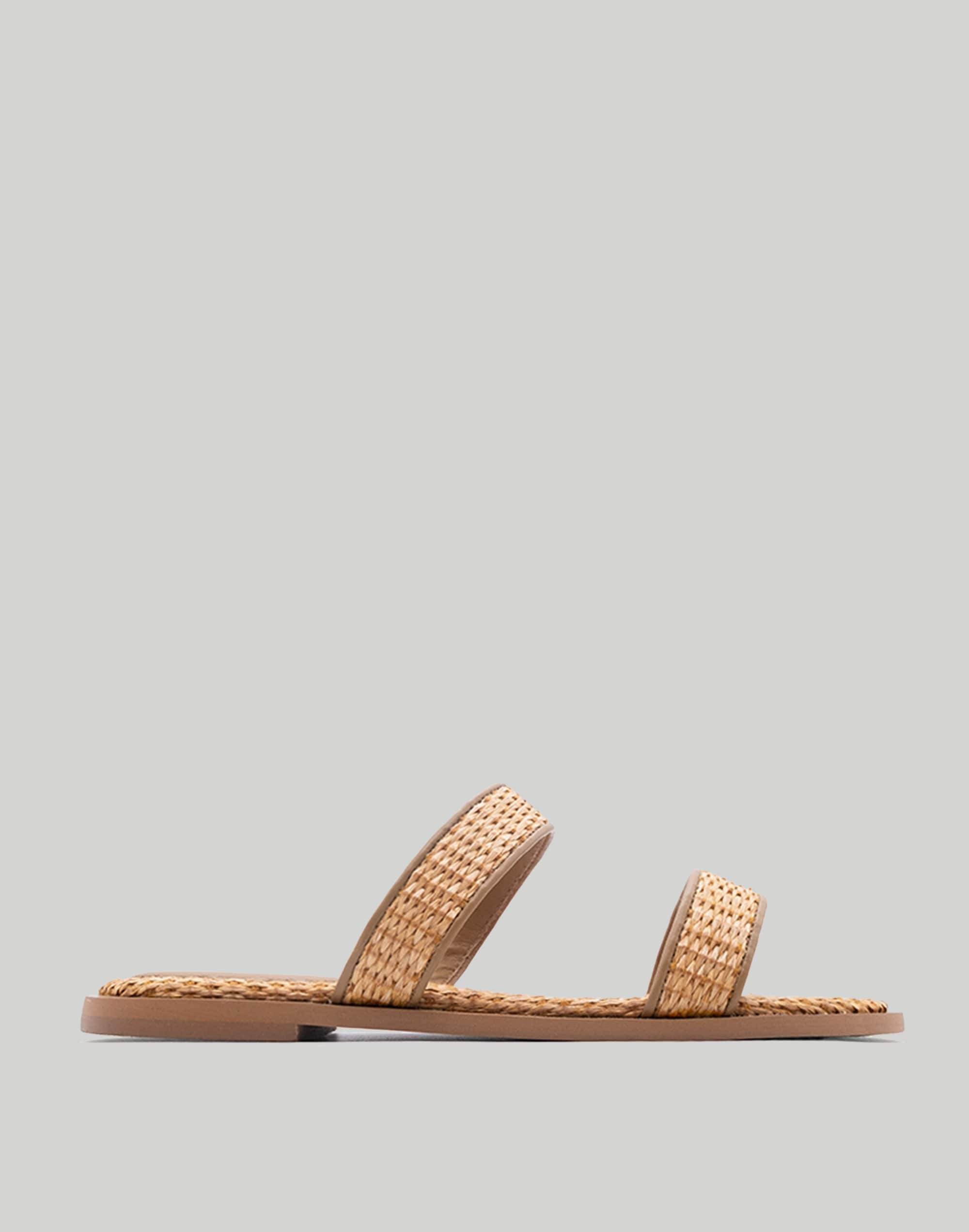 KAANAS Barita Basketweave Double-Band Sandals