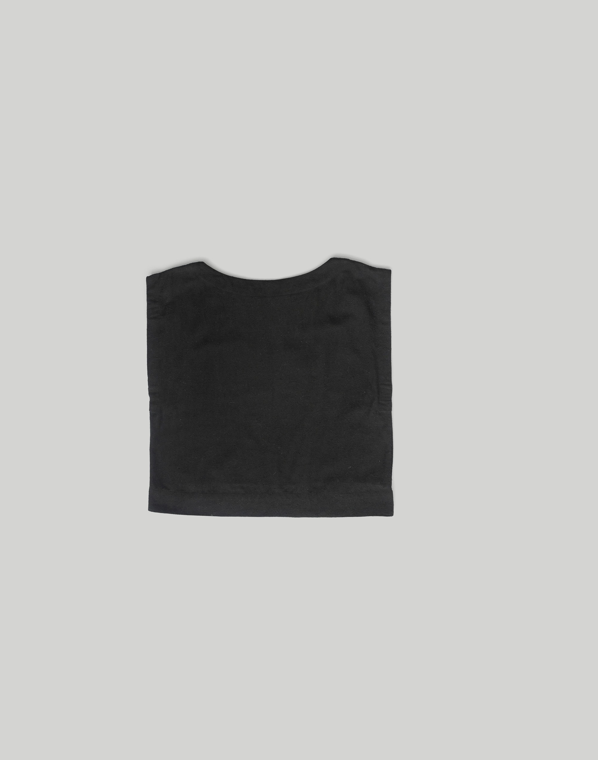 LAUDE The Label Everyday Top - Black Silk Noil