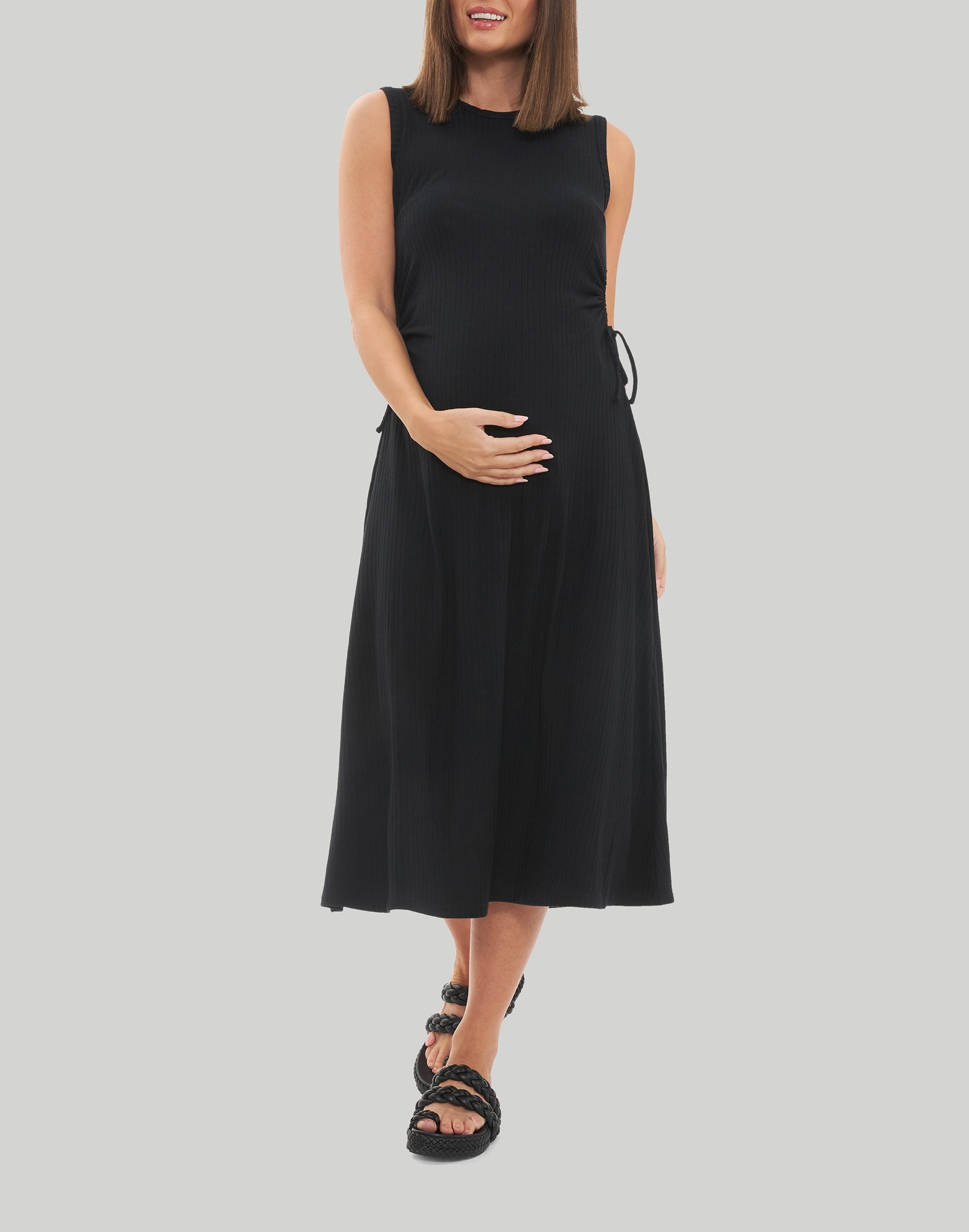 Ripe Maternity Carol Rib A-line Dress