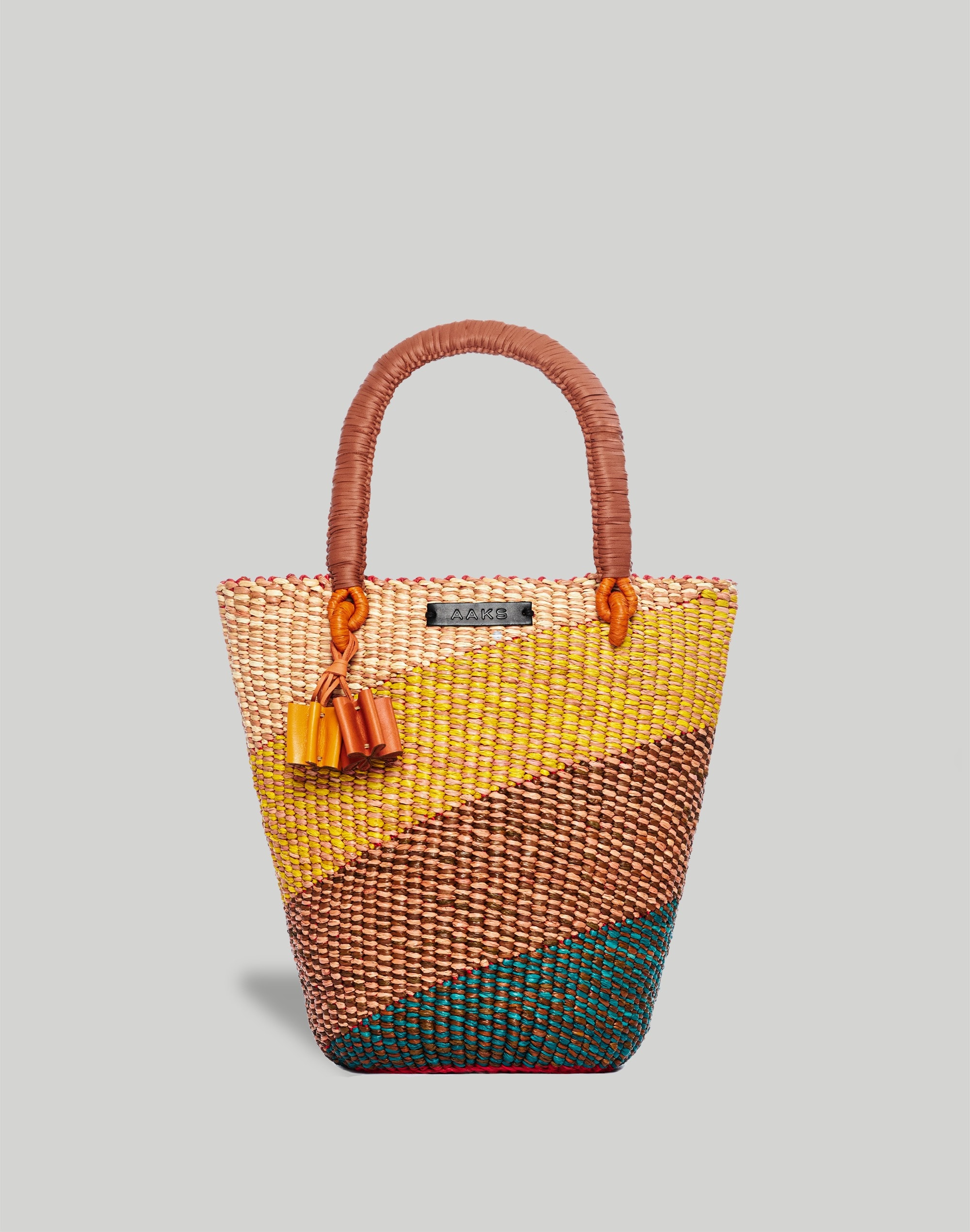 AAKS Tia Grande Raffia Bag | Madewell