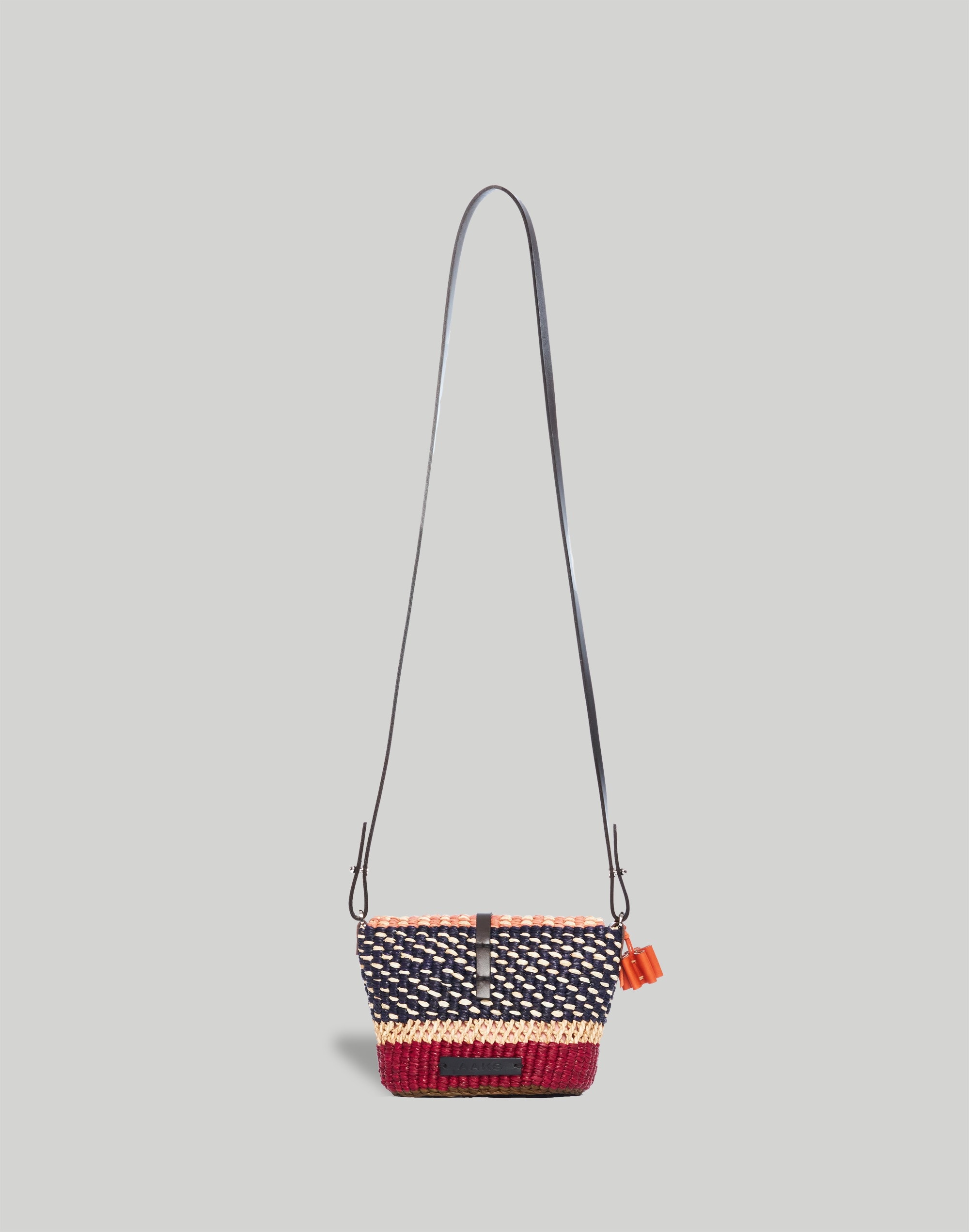 AAKS Bika Rose Raffia Bag