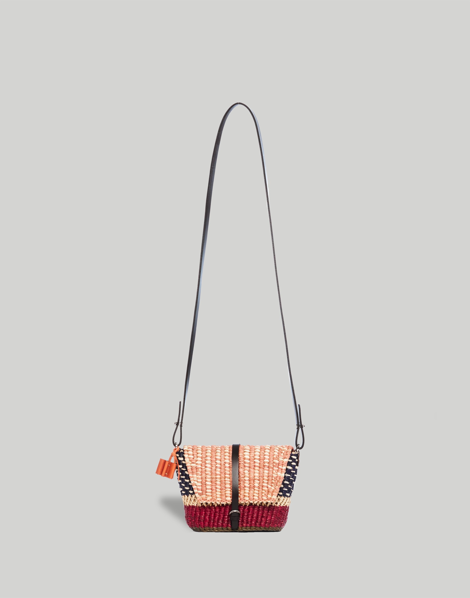 AAKS Bika Rose Raffia Bag