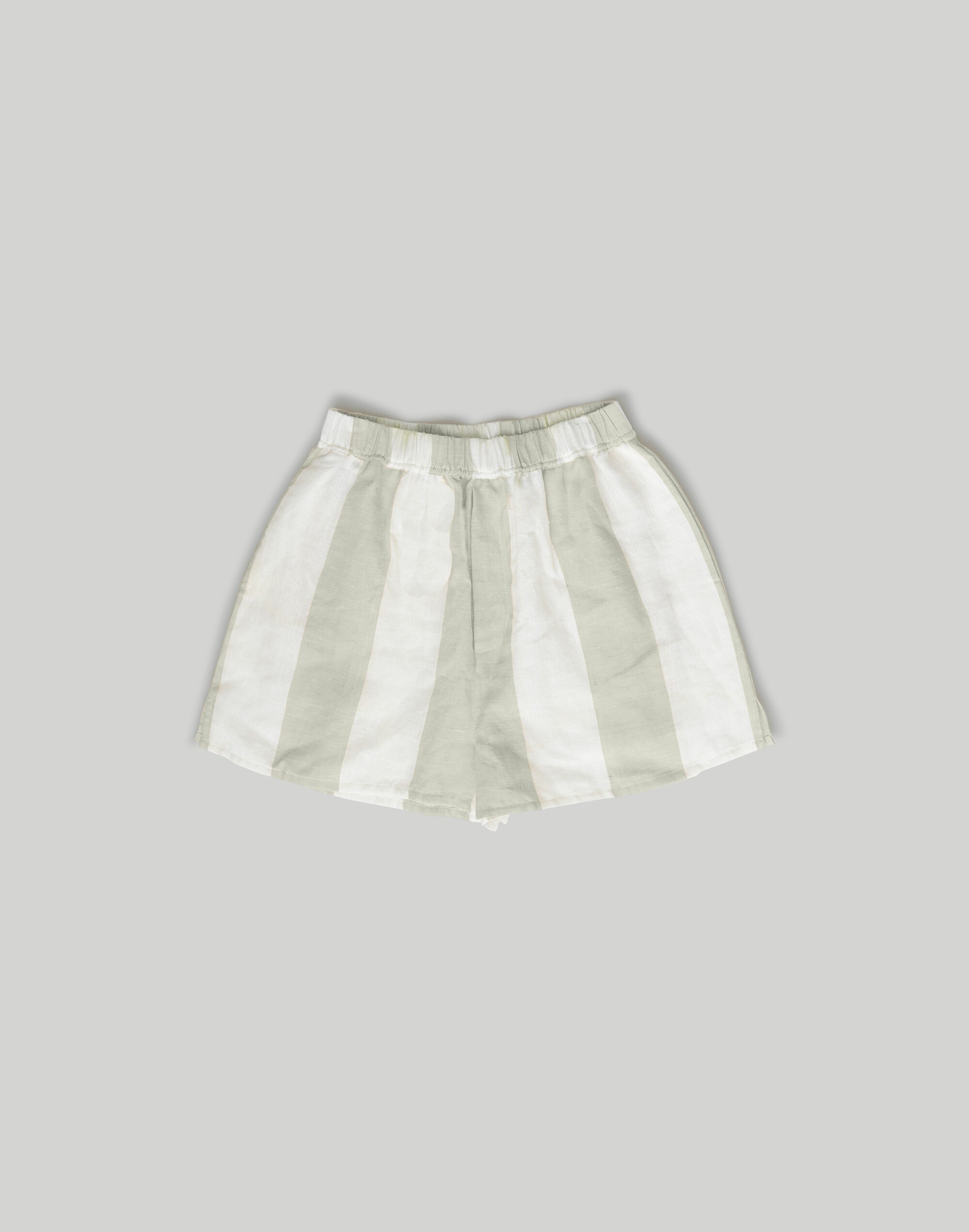 LAUDE The Label Easy Linen Short - Tulum Stripe