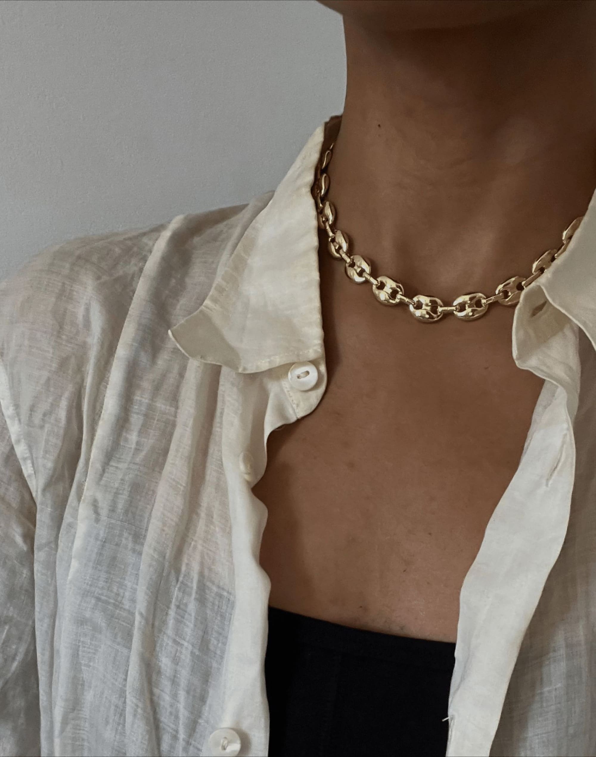 Filosophy Midtown Puffy gucci link style chain