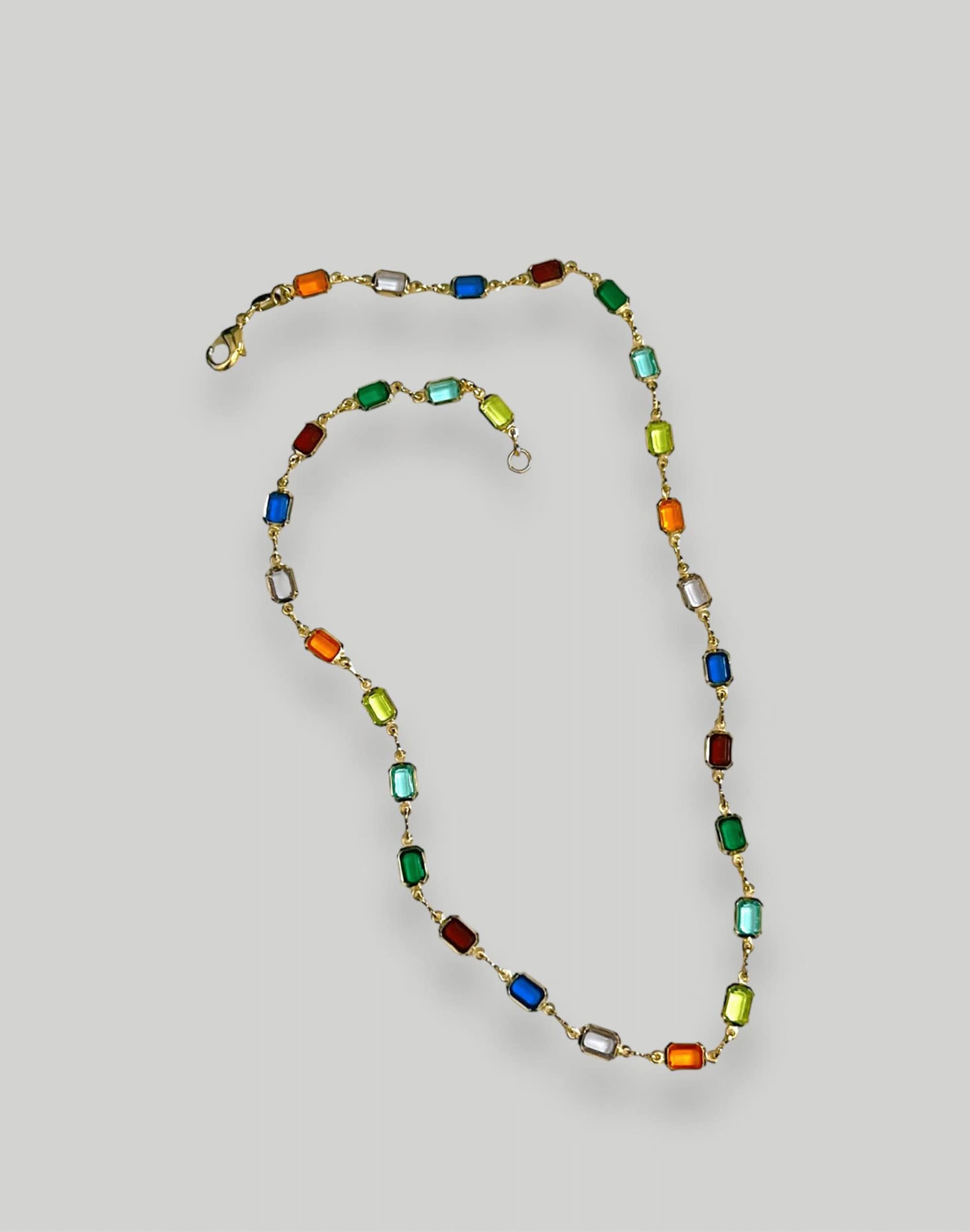 Filosophy Rio Colored enamel statment chain | Madewell