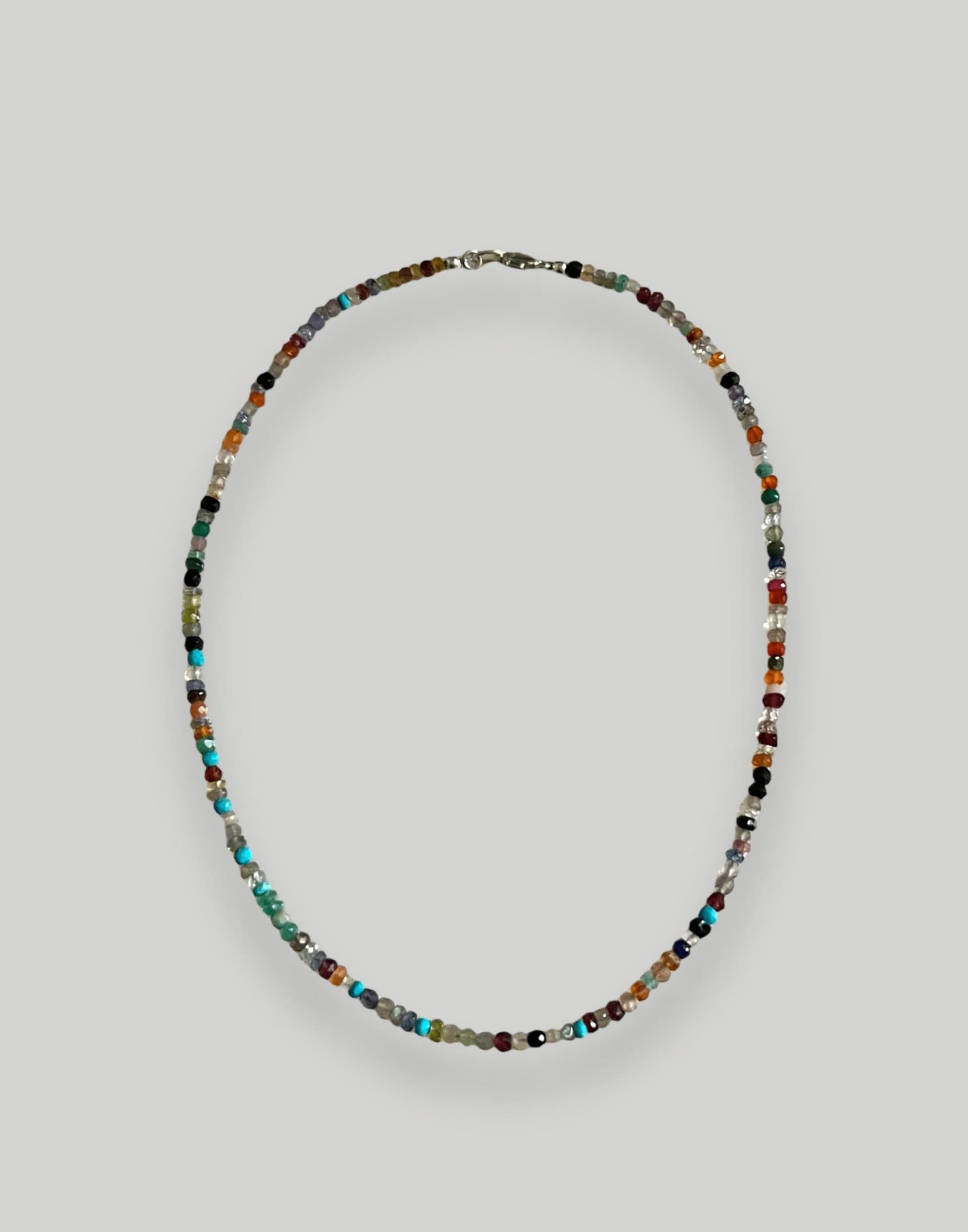 Filosophy Stoney - Mixed Gemstone Faceted multi-gemstone necklace