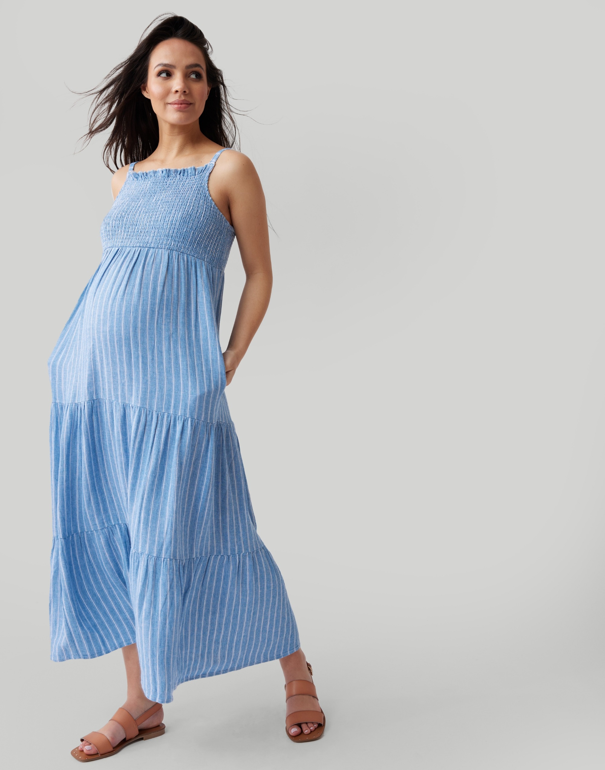 Ingrid & Isabel Smocked Bodice Maxi Dress | Madewell