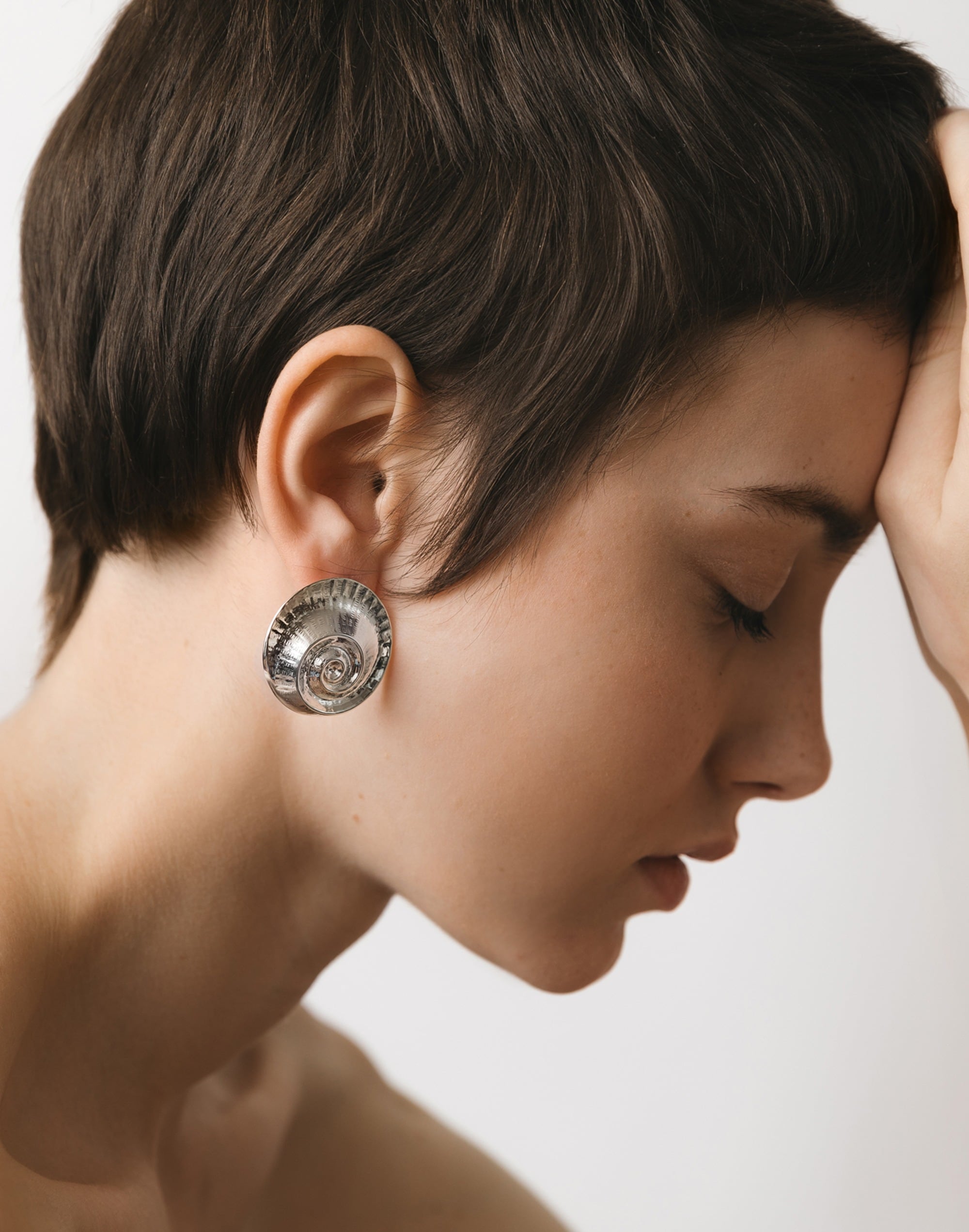 Maslo Jewelry Coast Earrings Silver