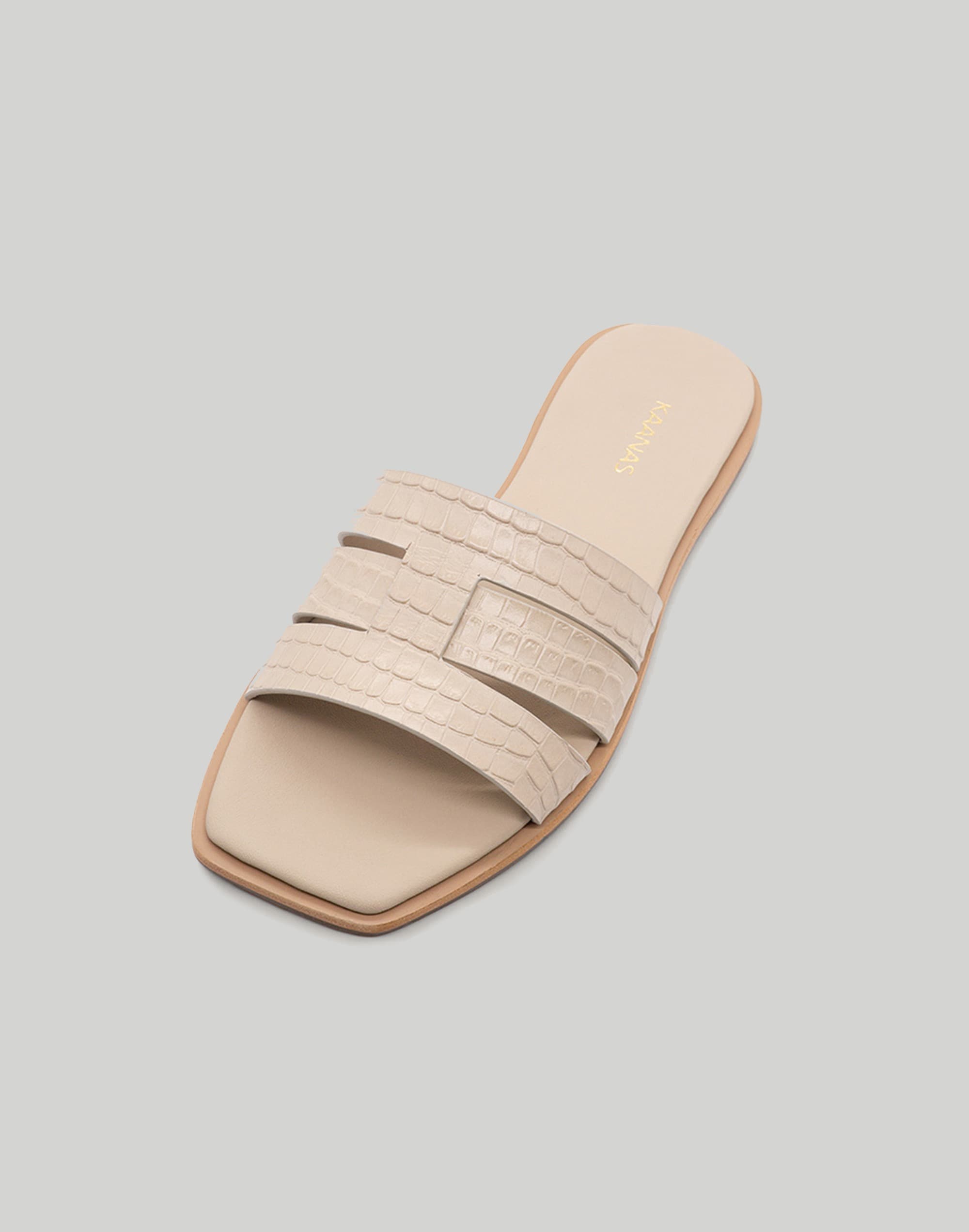 KAANAS Pozaz Basketweave Slide | Madewell