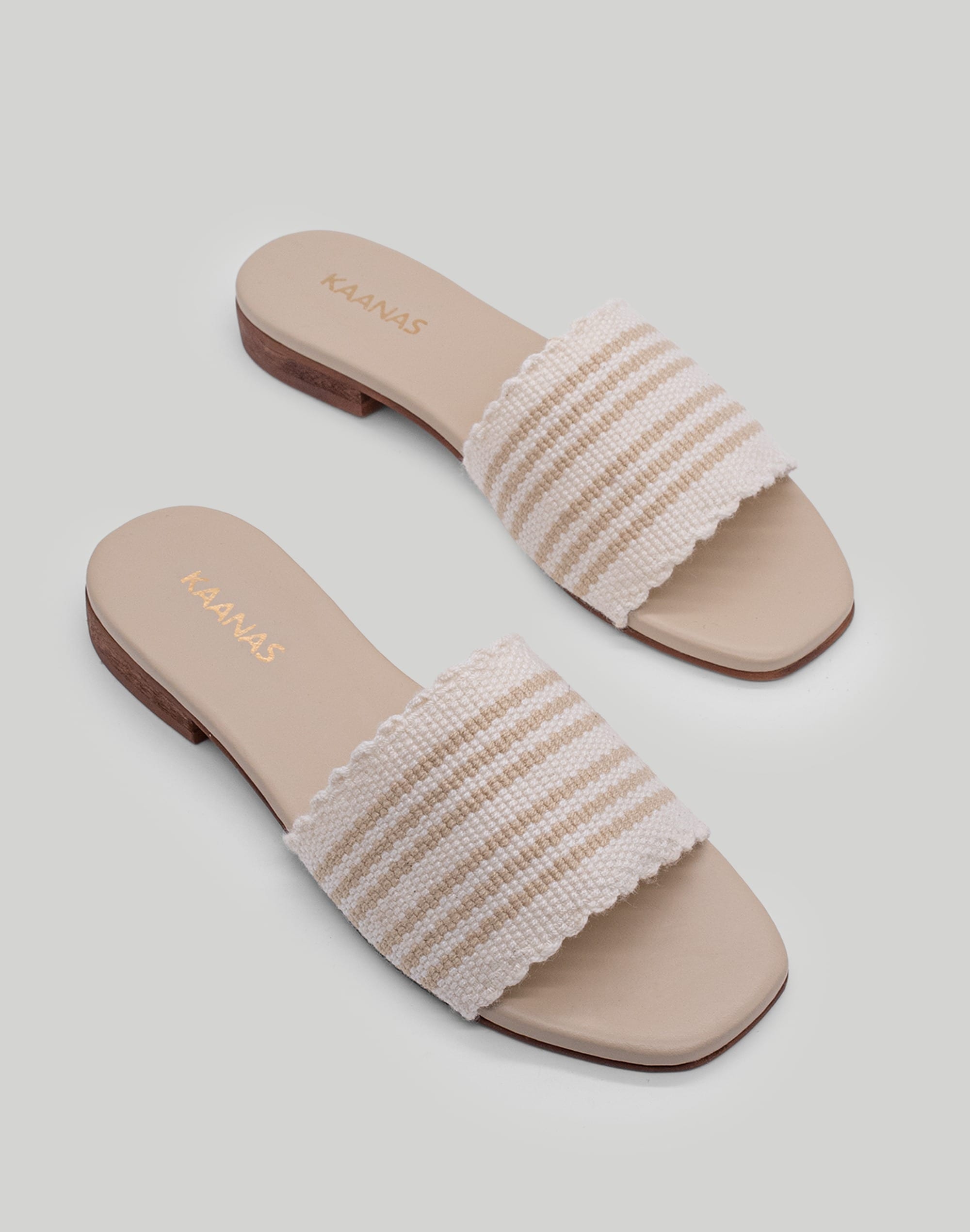 KAANAS Sage Handwoven Slide Sandal | Madewell