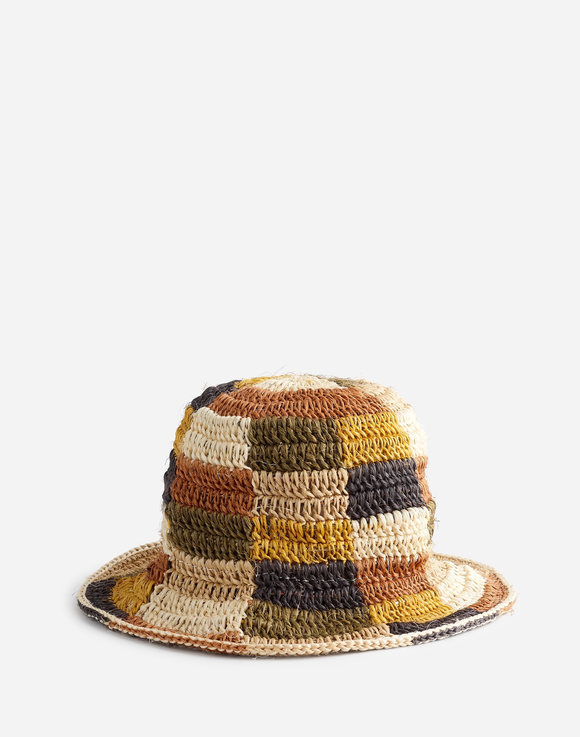 MINGA Crocheted Checkered Bucket Hat | Madewell