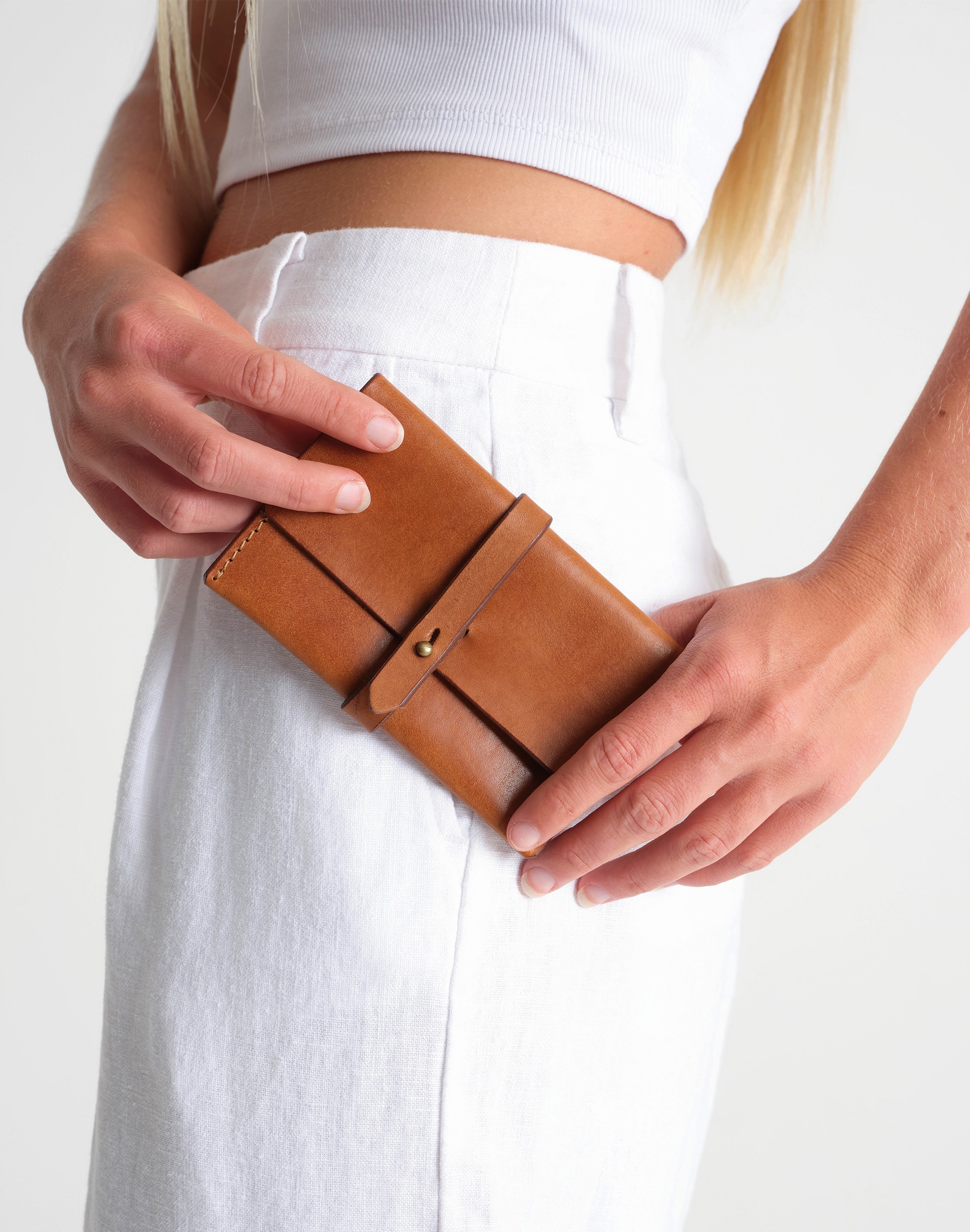 MINGA Leather Wrap Wallet | Madewell