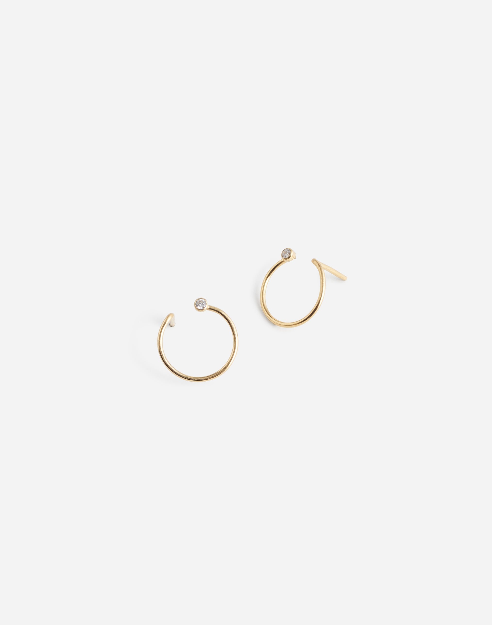 Sara Patino Jewelry Circle Stud Earrings