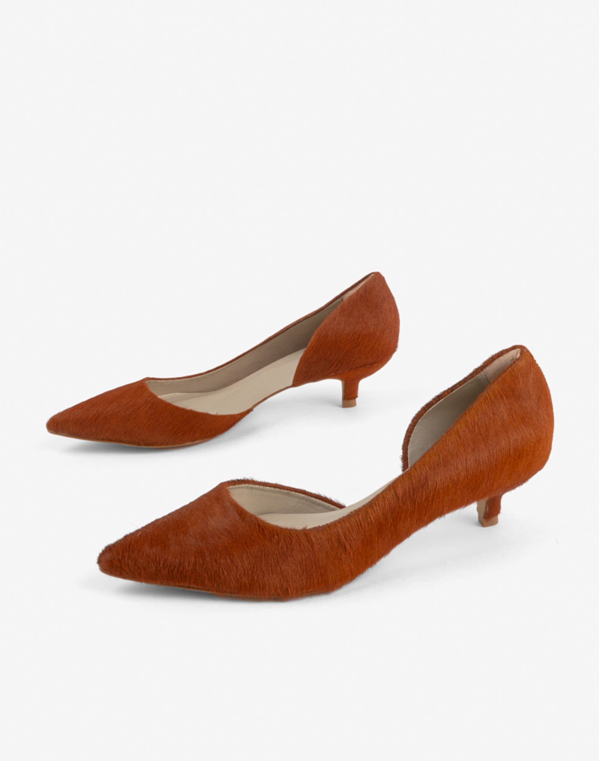 Intentionally Blank COSTA COWHIDE KITTEN HEEL | Madewell