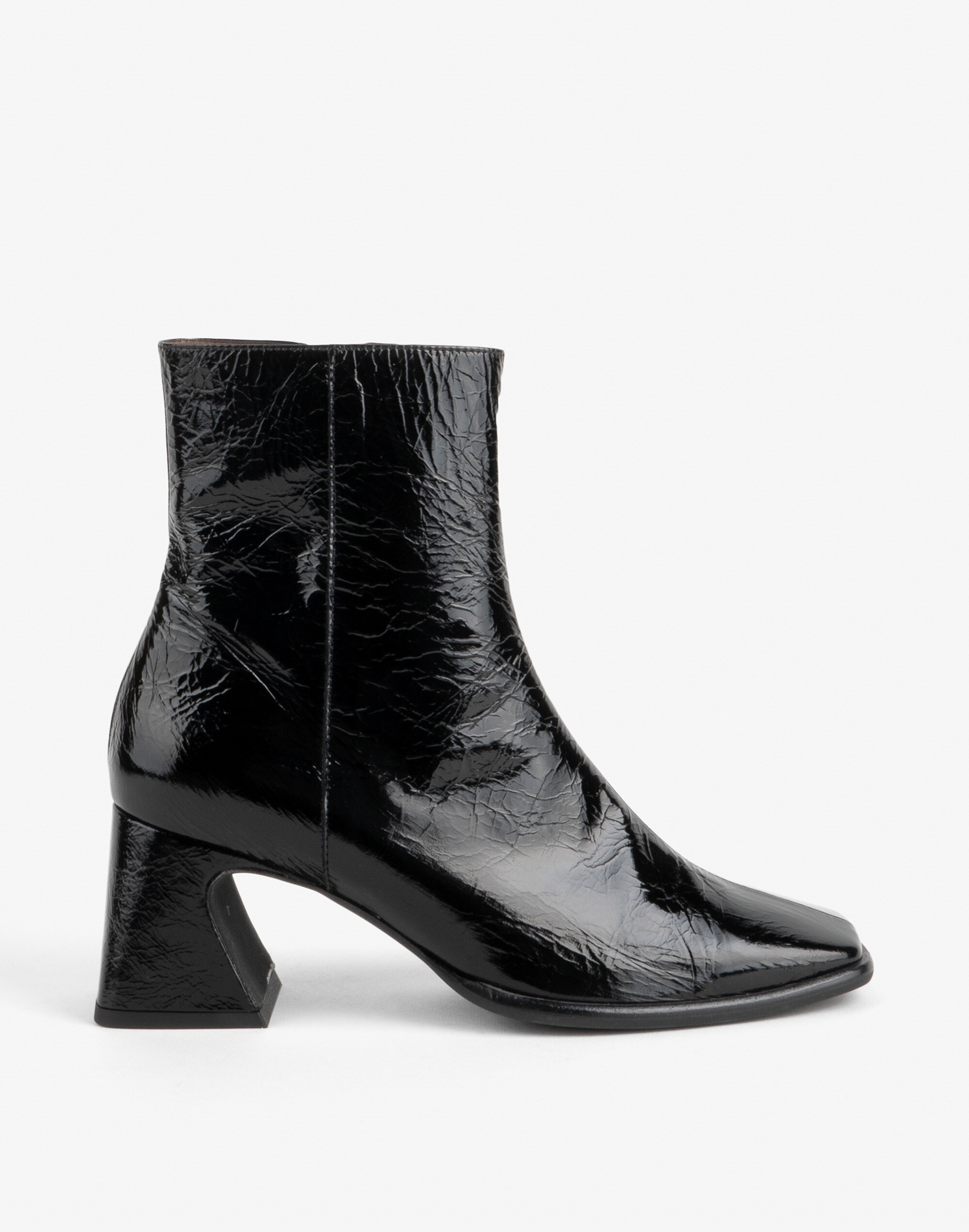 Intentionally Blank TAFFY PATENT LEATHER HEELED BOOT | Madewell