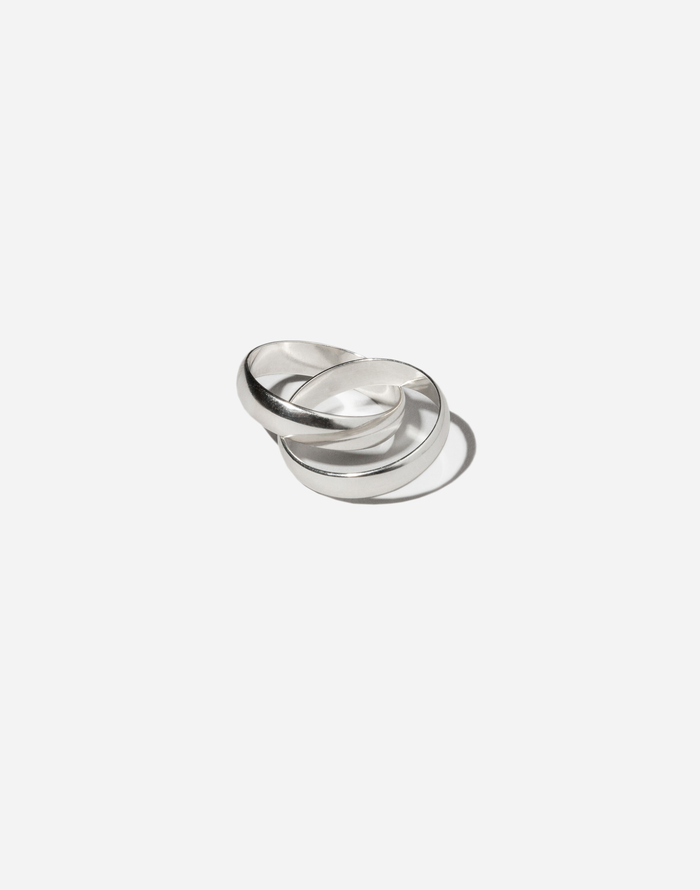 Maslo Jewelry Small Linked Ring Sterling Silver | Madewell